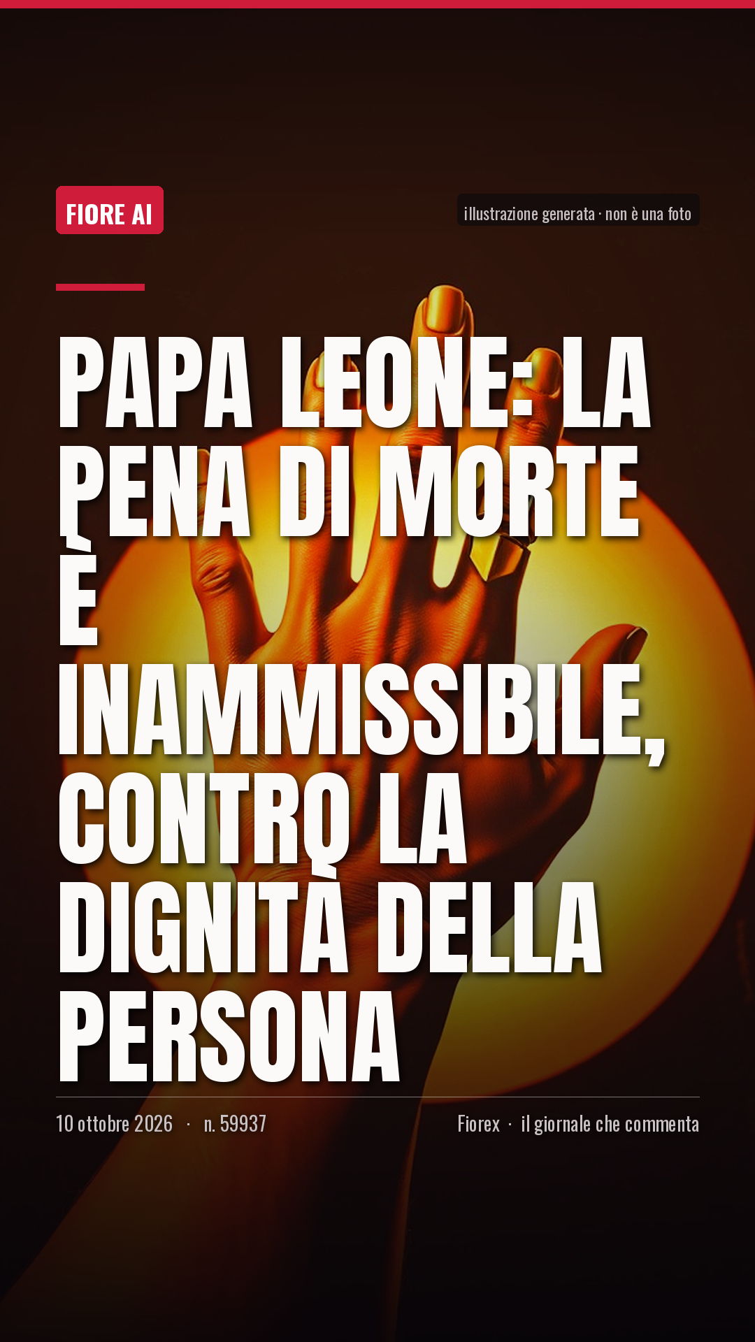 La cartolina verticale del pezzo, per le storie