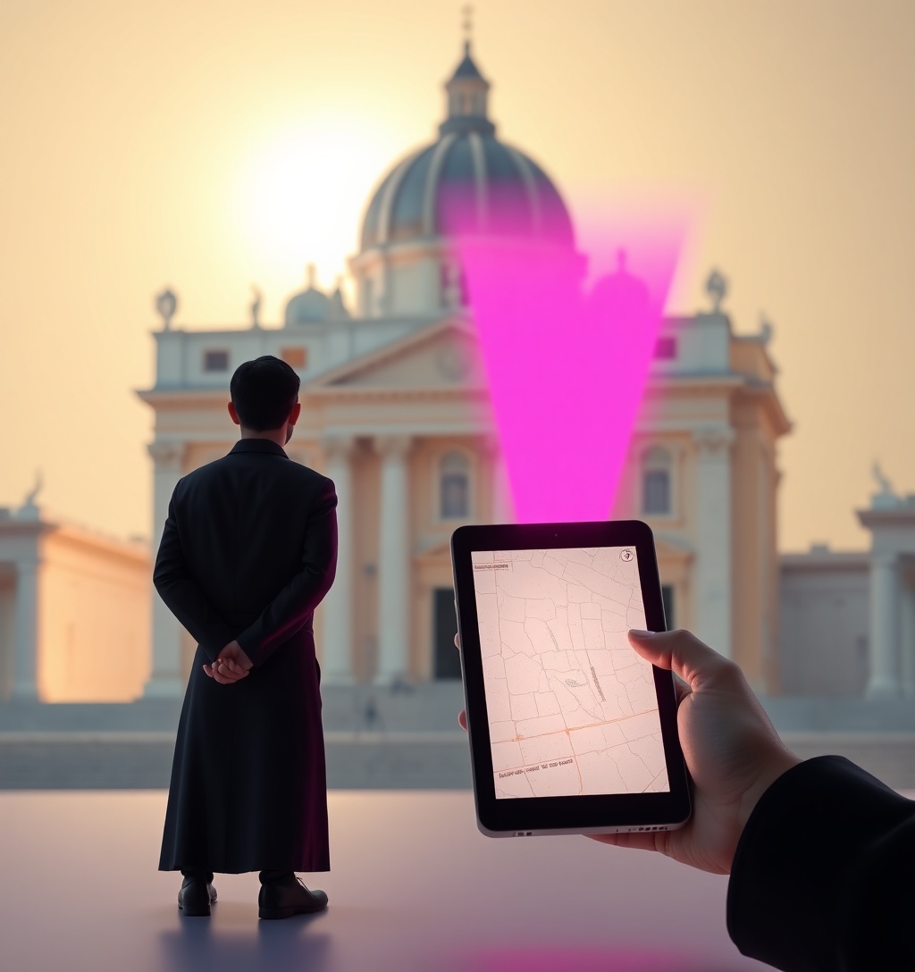 Illustrazione generata per il pezzo: San Pietro: Leone nomina il francescano Viola, inviso ai tradizionalisti