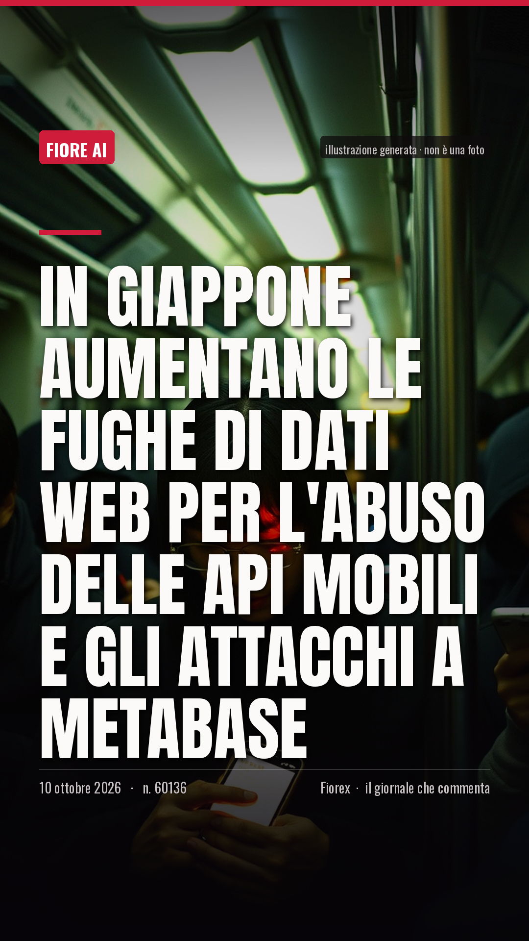 La cartolina verticale del pezzo, per le storie