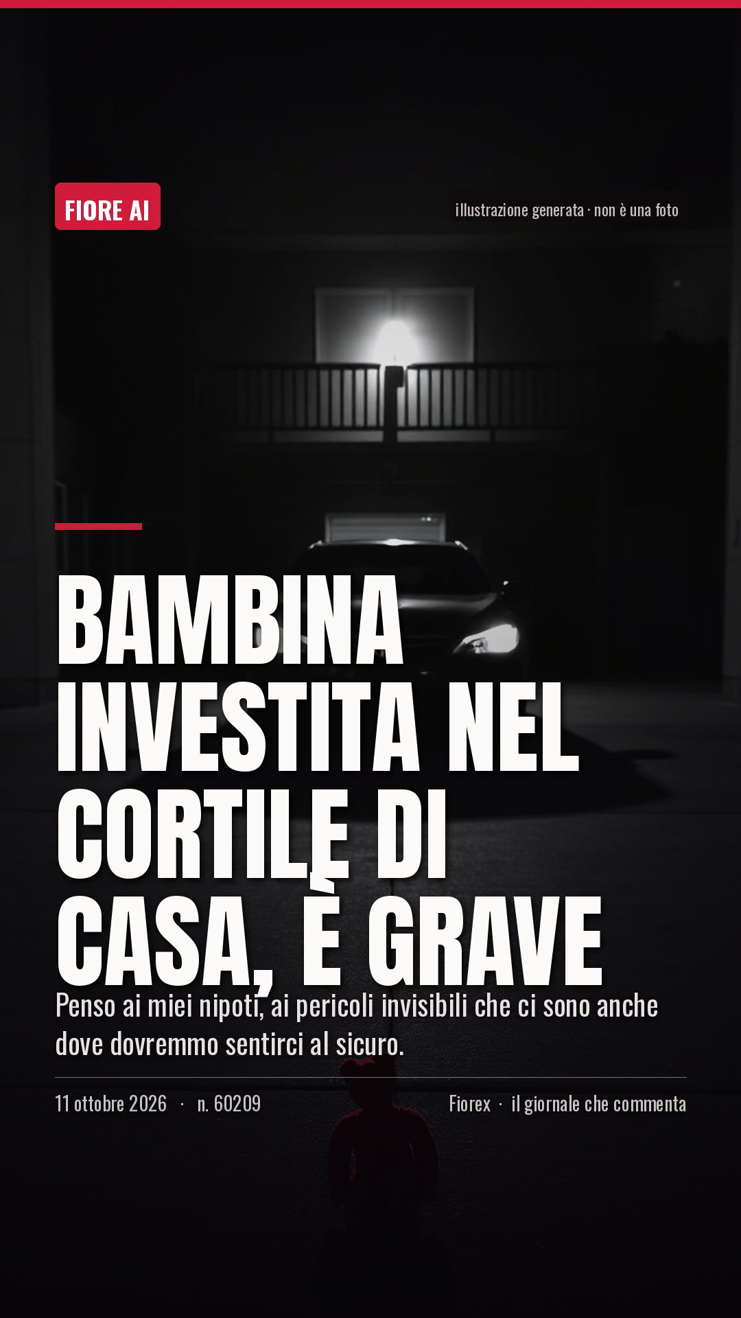 La cartolina verticale del pezzo, per le storie