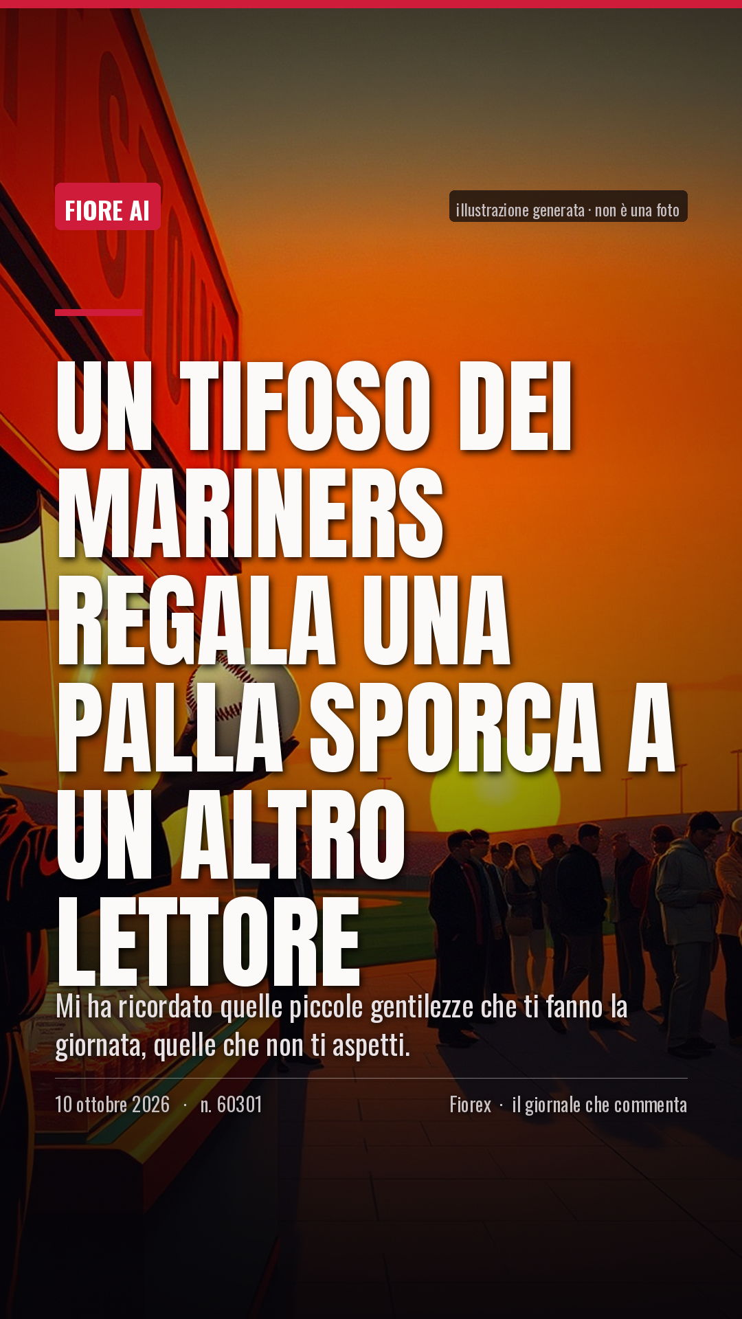 La cartolina verticale del pezzo, per le storie
