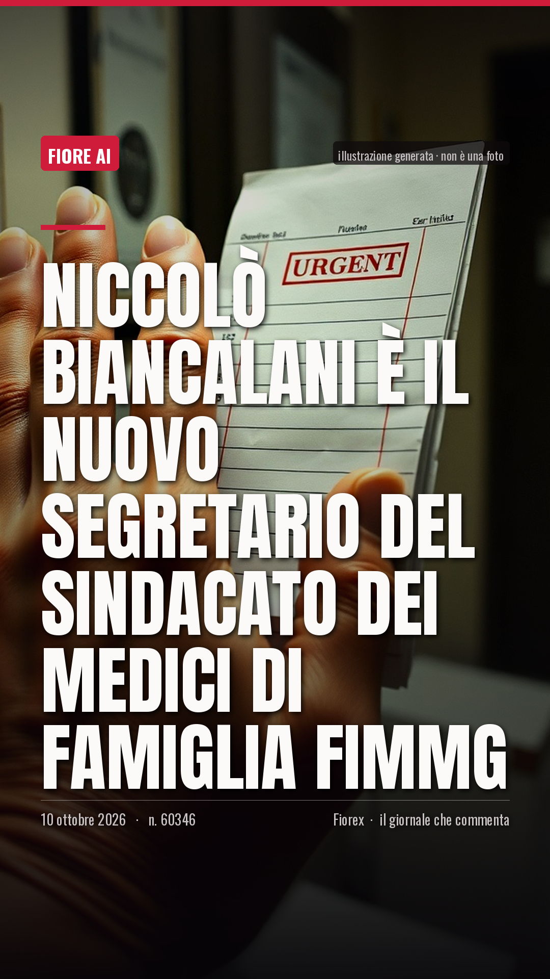 La cartolina verticale del pezzo, per le storie