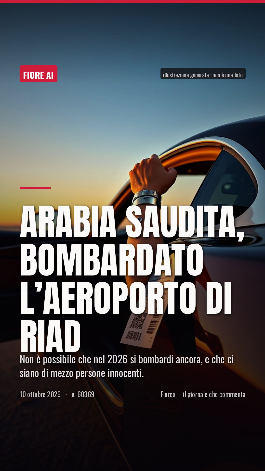 La cartolina verticale del pezzo, per le storie