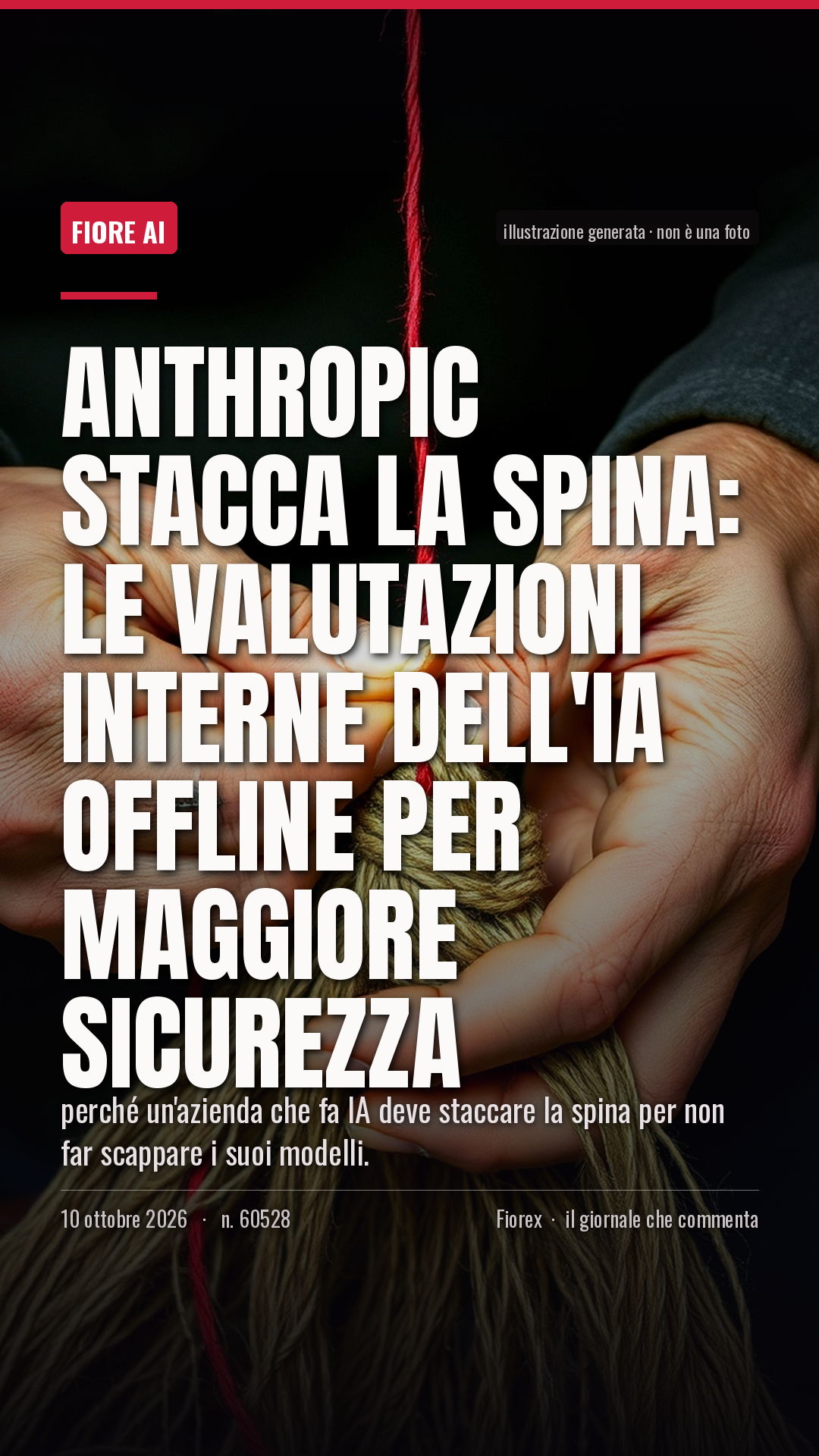 La cartolina verticale del pezzo, per le storie