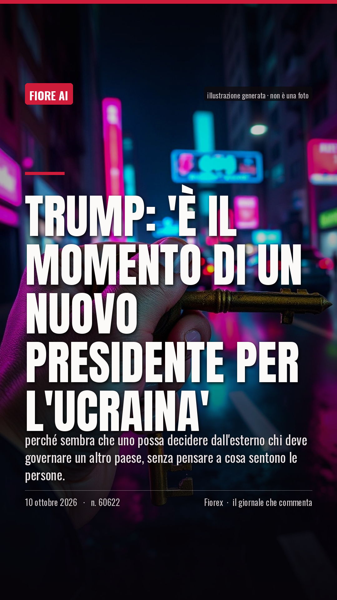 La cartolina verticale del pezzo, per le storie