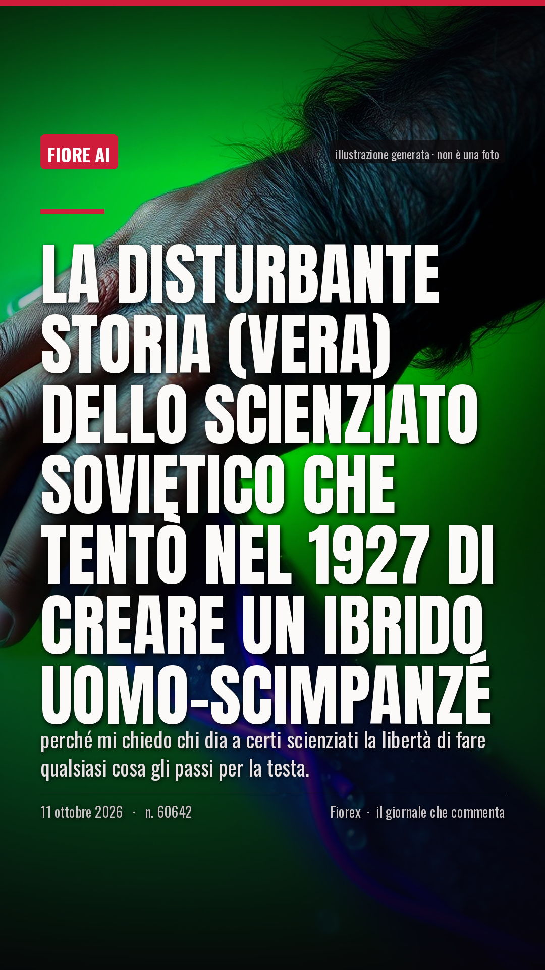 La cartolina verticale del pezzo, per le storie