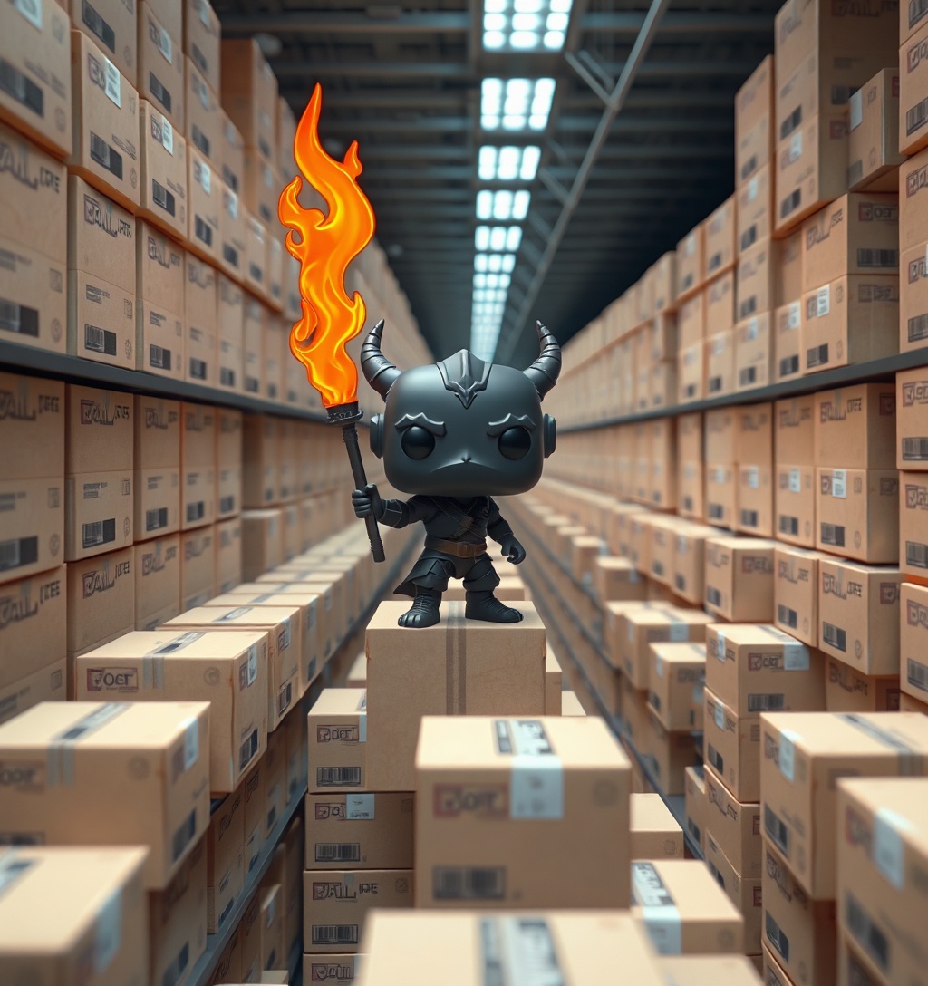 Illustrazione generata per il pezzo: Amazon: sconti fino al 43% sui Funko POP de Il Signore degli Anelli, c'è Balrog