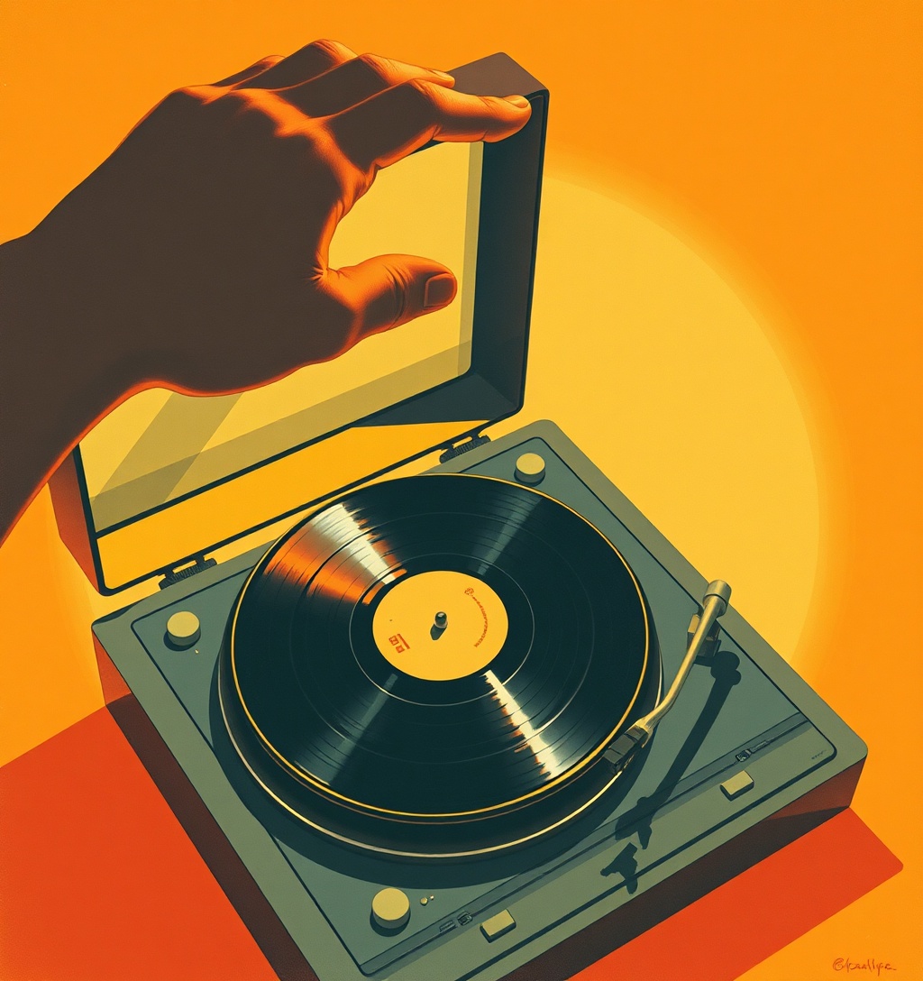 Illustrazione generata per il pezzo: DistroKid rimuove canzoni in seguito alla causa di UMG, artisti frustrati