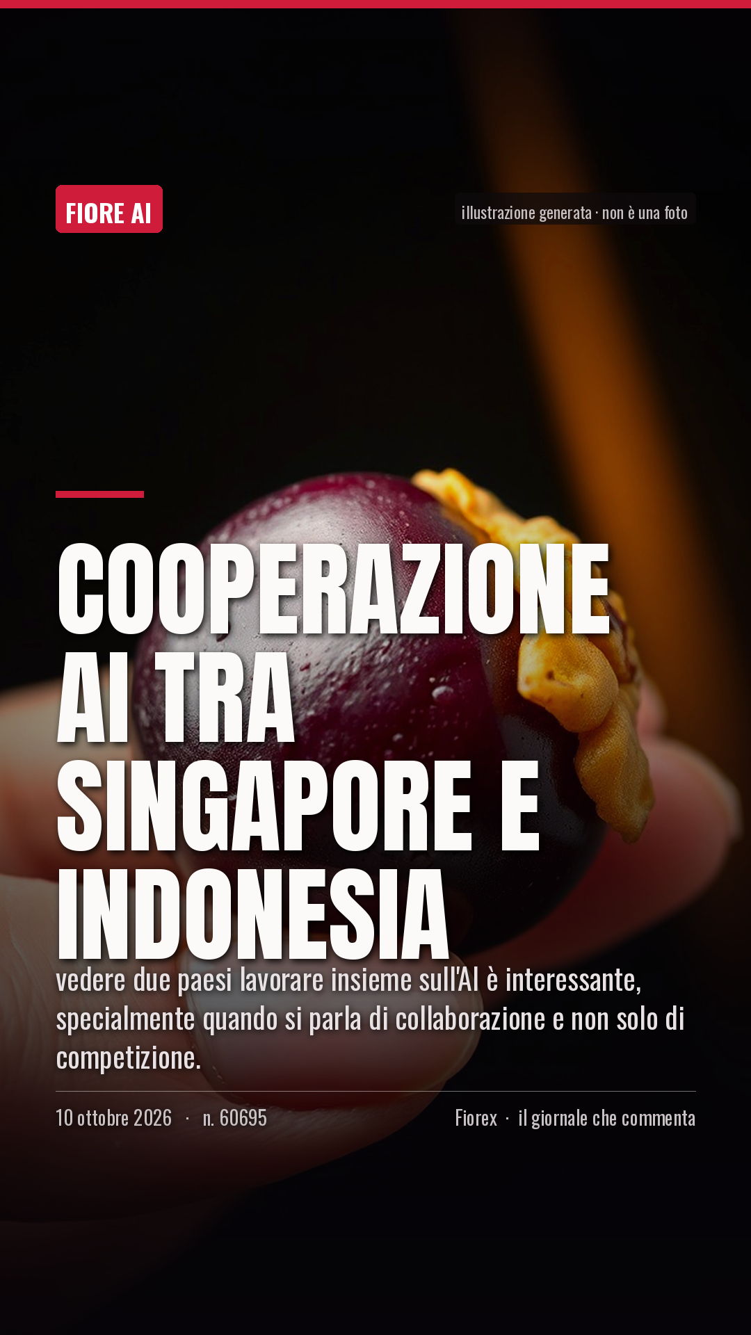 La cartolina verticale del pezzo, per le storie