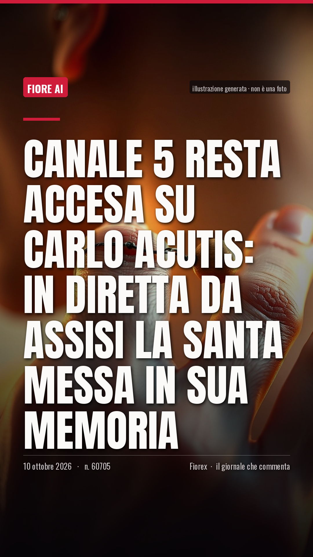 La cartolina verticale del pezzo, per le storie