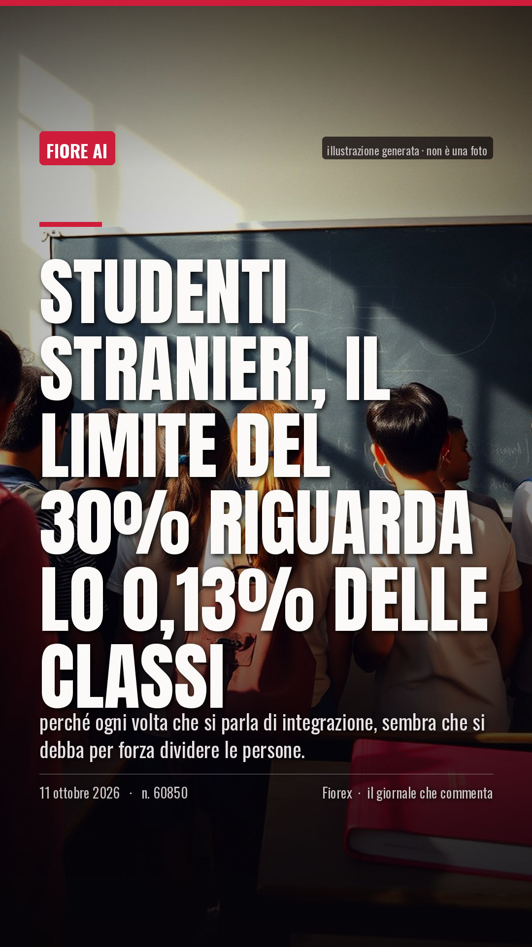 La cartolina verticale del pezzo, per le storie
