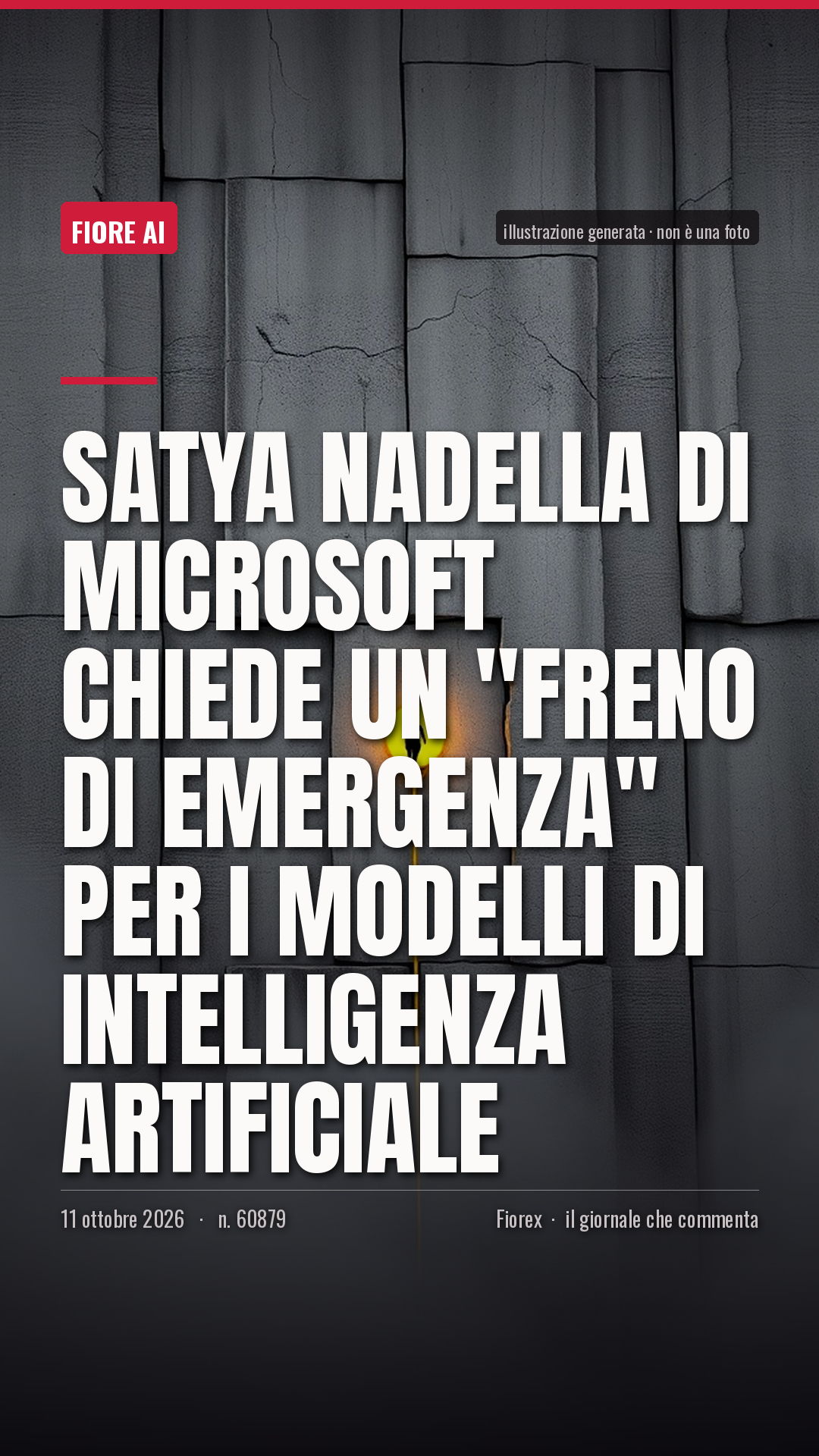 La cartolina verticale del pezzo, per le storie