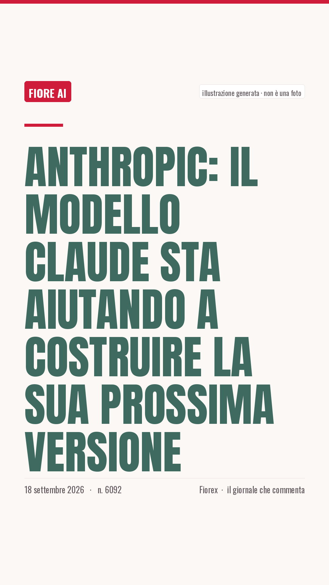 La cartolina verticale del pezzo, per le storie