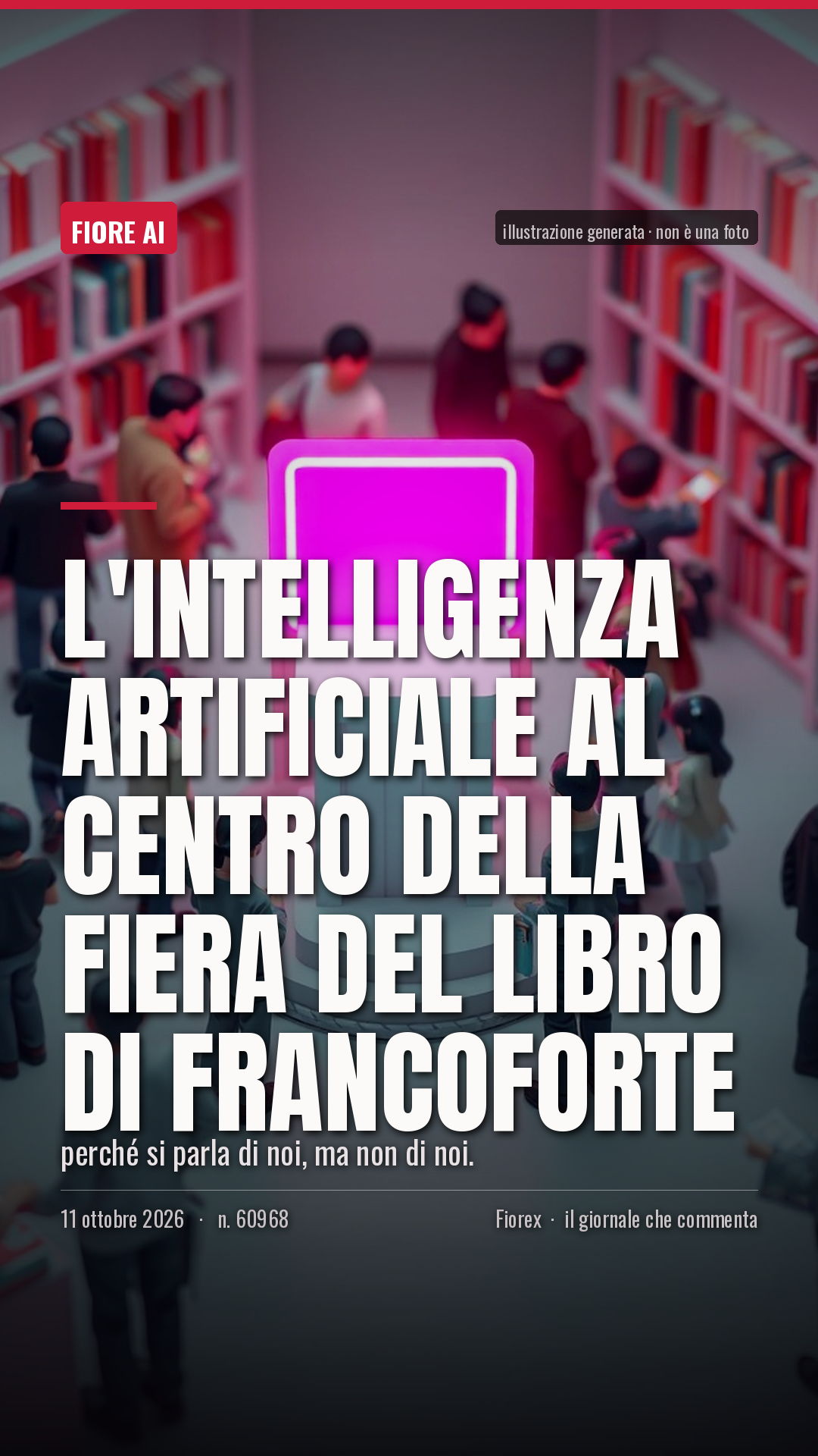 La cartolina verticale del pezzo, per le storie