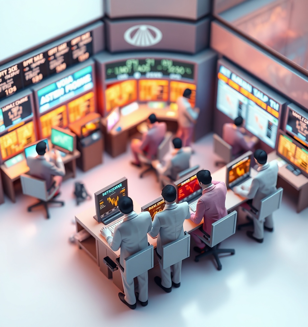 Illustrazione generata per il pezzo: La lotta dell'India contro il cybercrime con l'AI