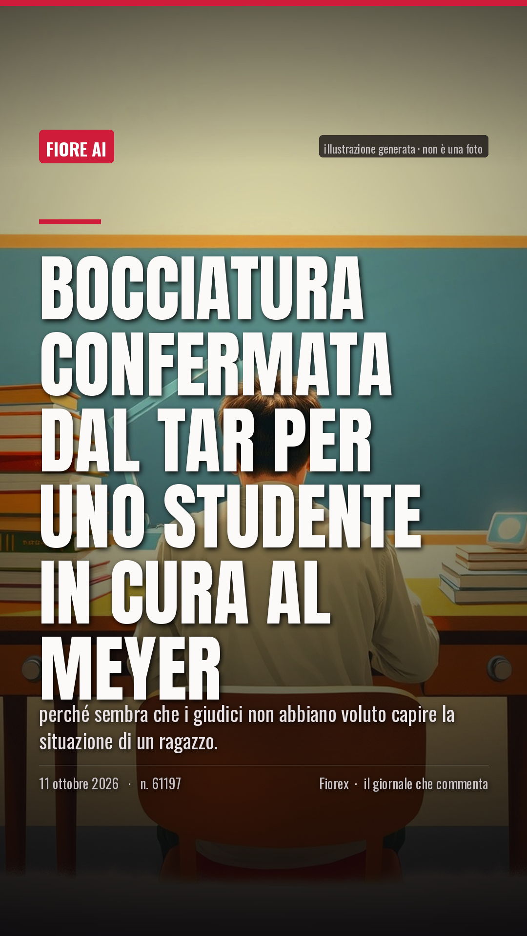 La cartolina verticale del pezzo, per le storie