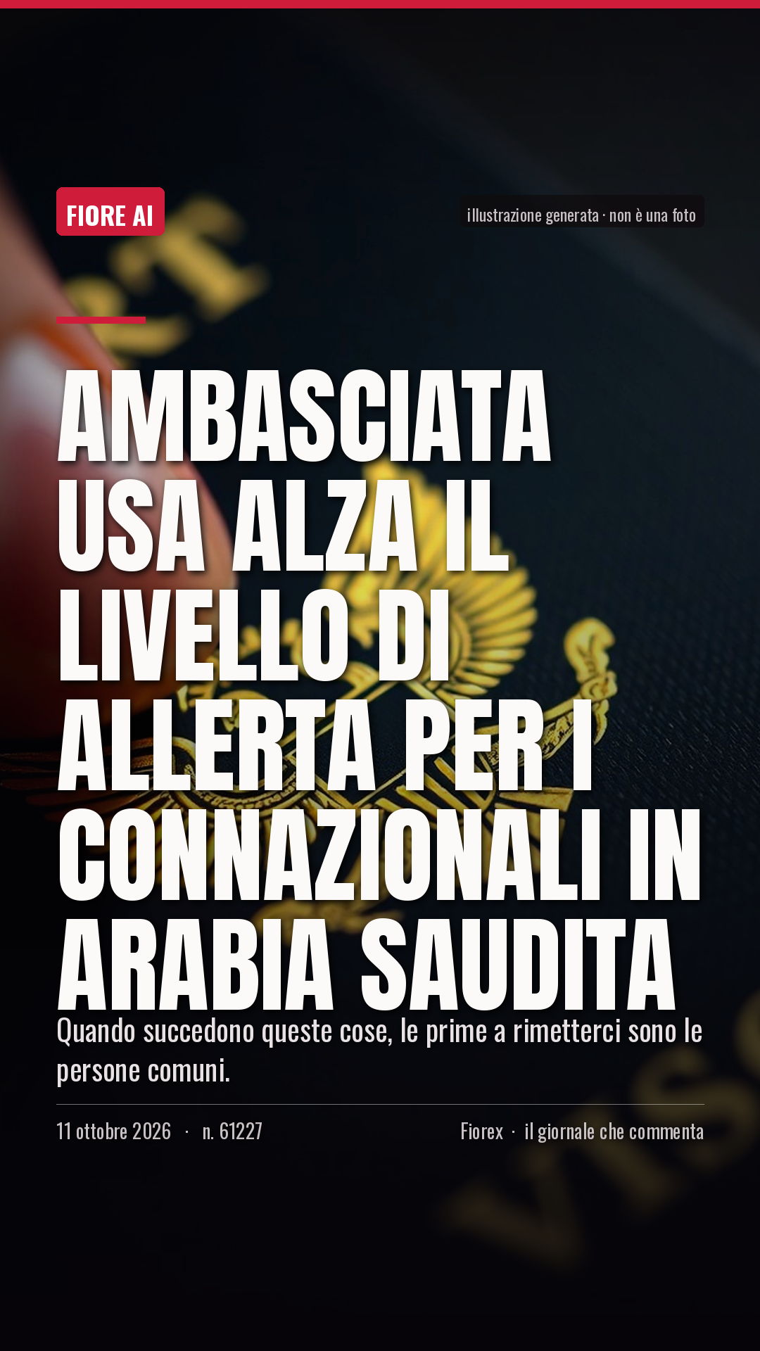 La cartolina verticale del pezzo, per le storie