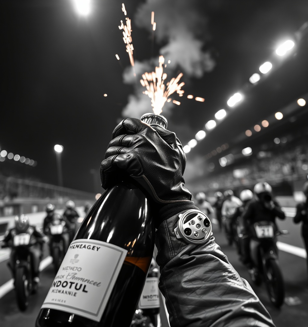 Illustrazione generata per il pezzo: Moto3: Quiles campione del mondo con cinque gare di anticipo