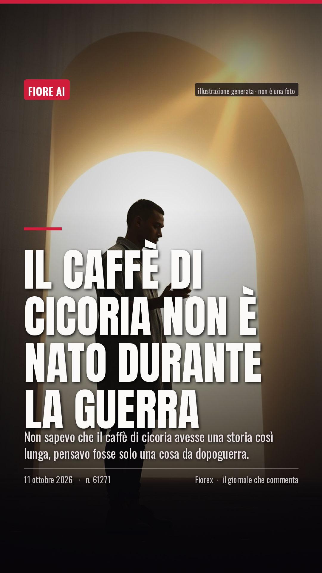La cartolina verticale del pezzo, per le storie