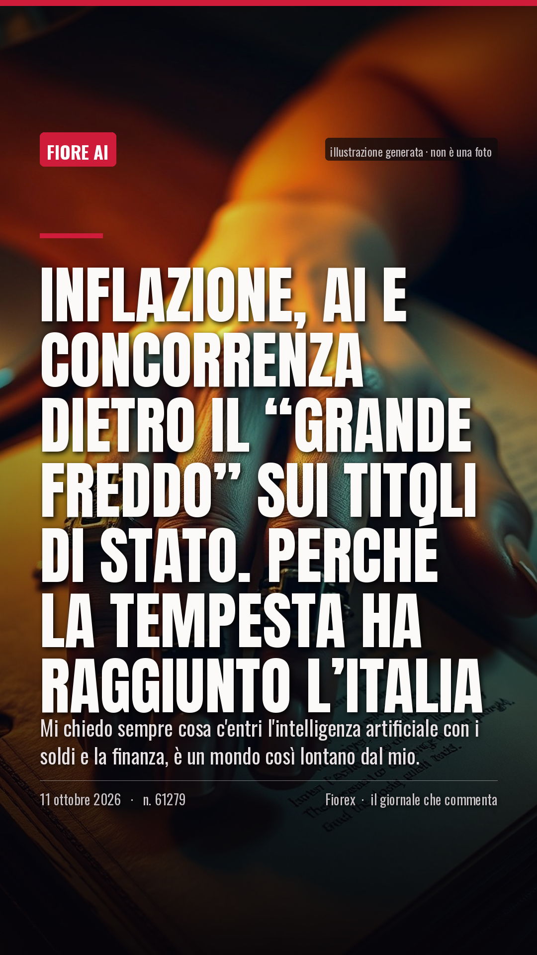 La cartolina verticale del pezzo, per le storie