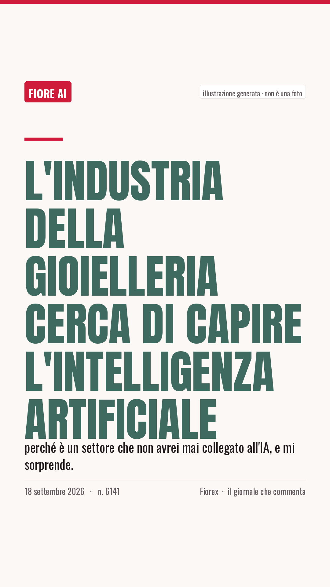 La cartolina verticale del pezzo, per le storie