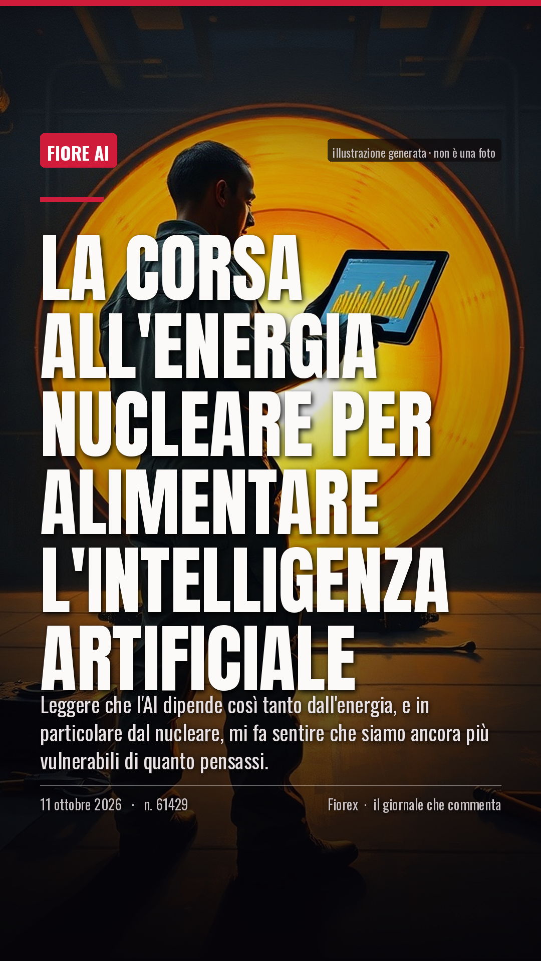 La cartolina verticale del pezzo, per le storie