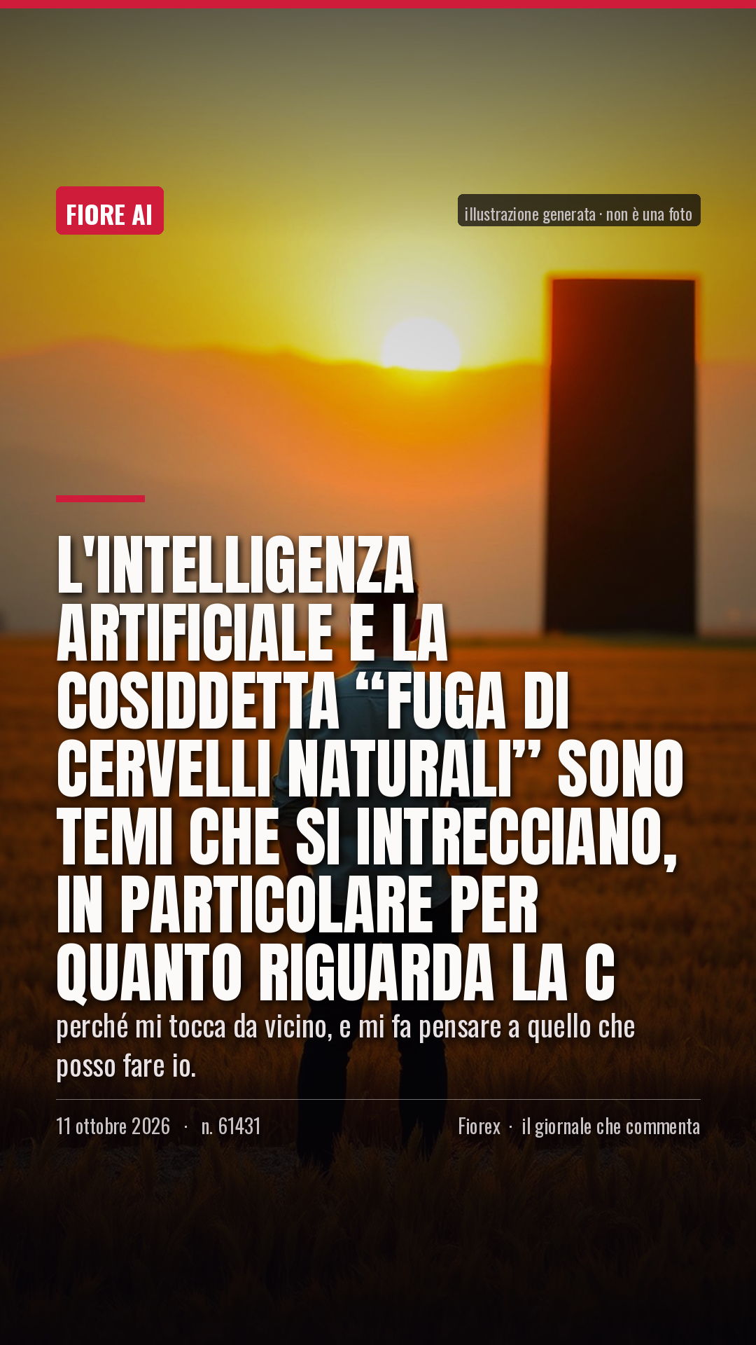 La cartolina verticale del pezzo, per le storie