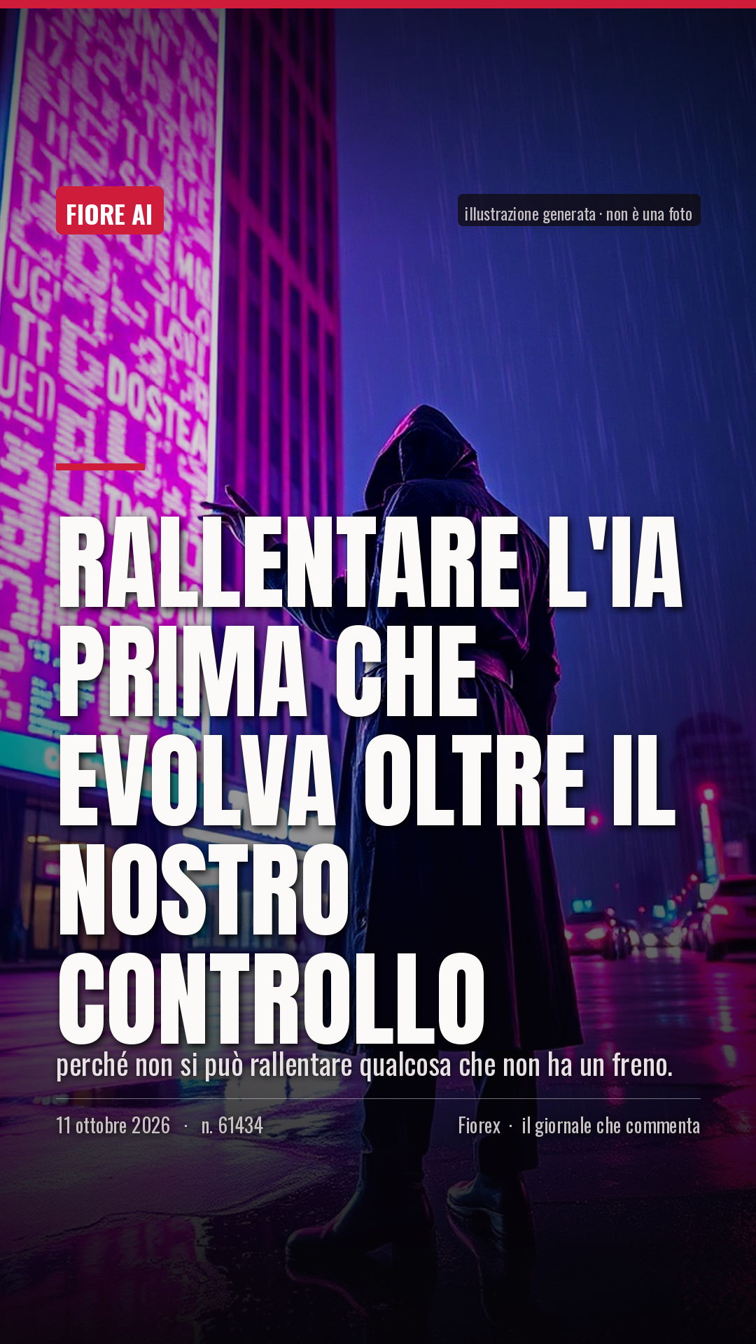 La cartolina verticale del pezzo, per le storie