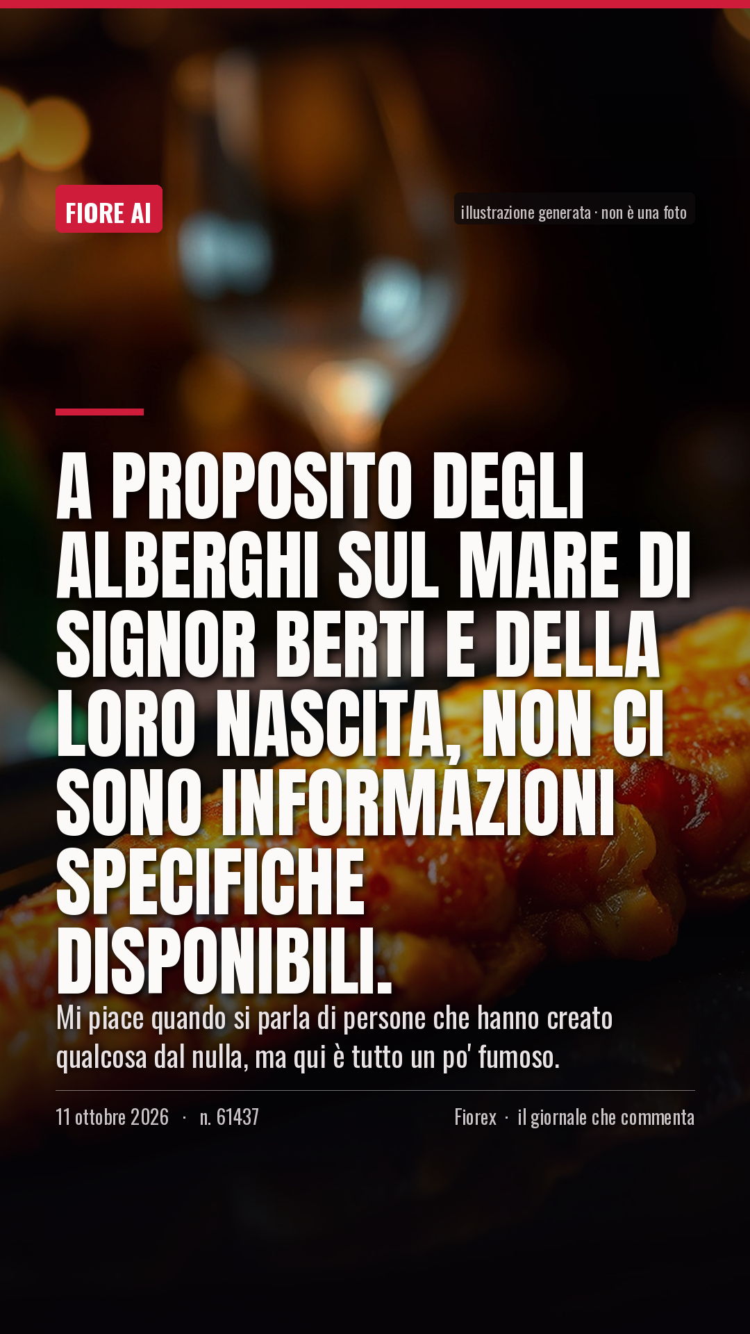 La cartolina verticale del pezzo, per le storie