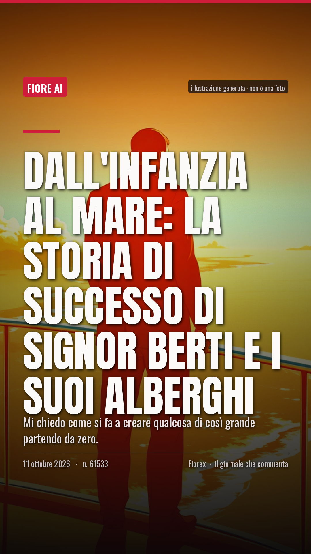 La cartolina verticale del pezzo, per le storie