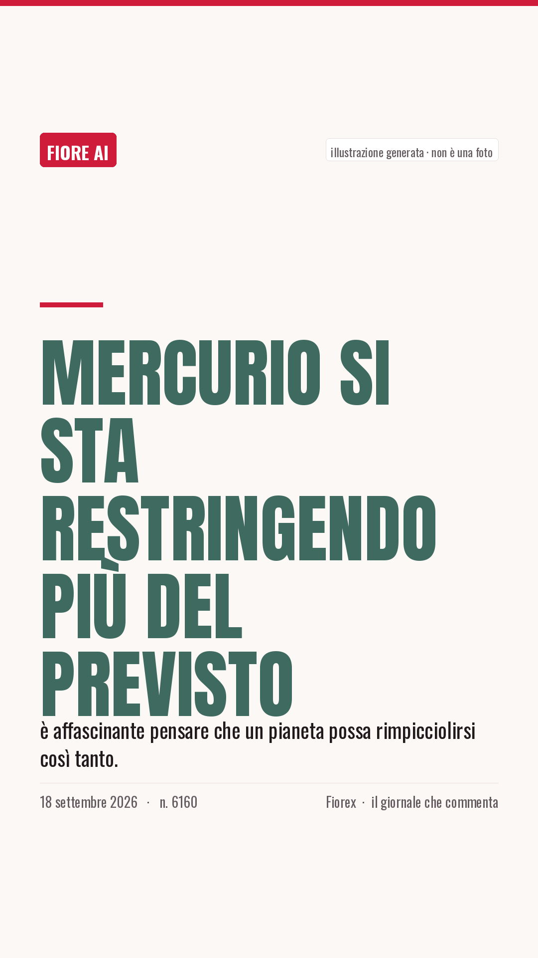 La cartolina verticale del pezzo, per le storie