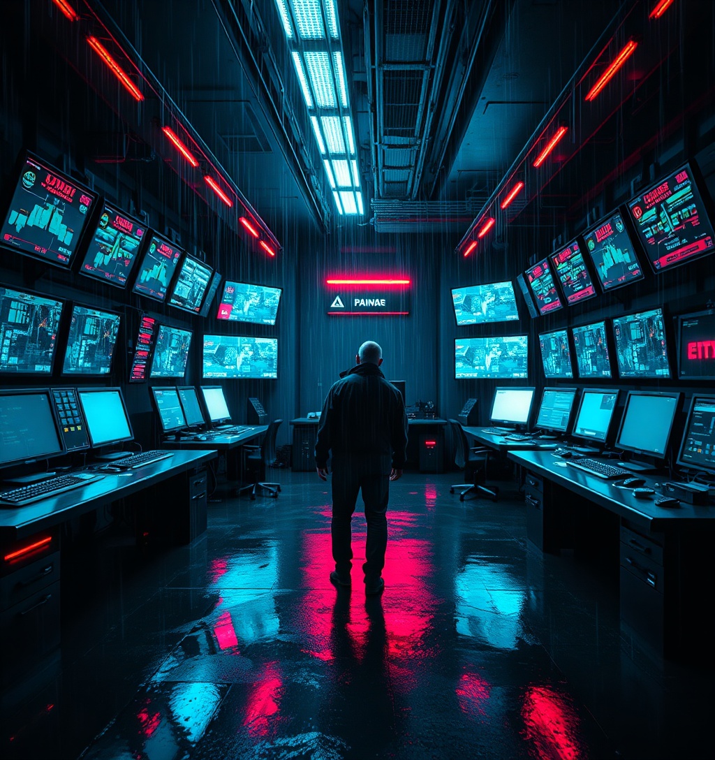 Illustrazione generata per il pezzo: Le principali società di intelligenza artificiale, tra cui Anthropic e OpenAI, stanno discutendo informalmente scenari legati all'AI per il