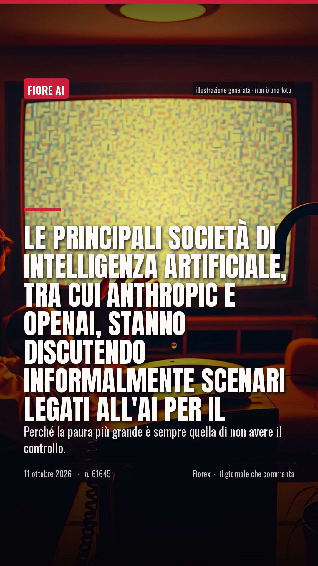 La cartolina verticale del pezzo, per le storie