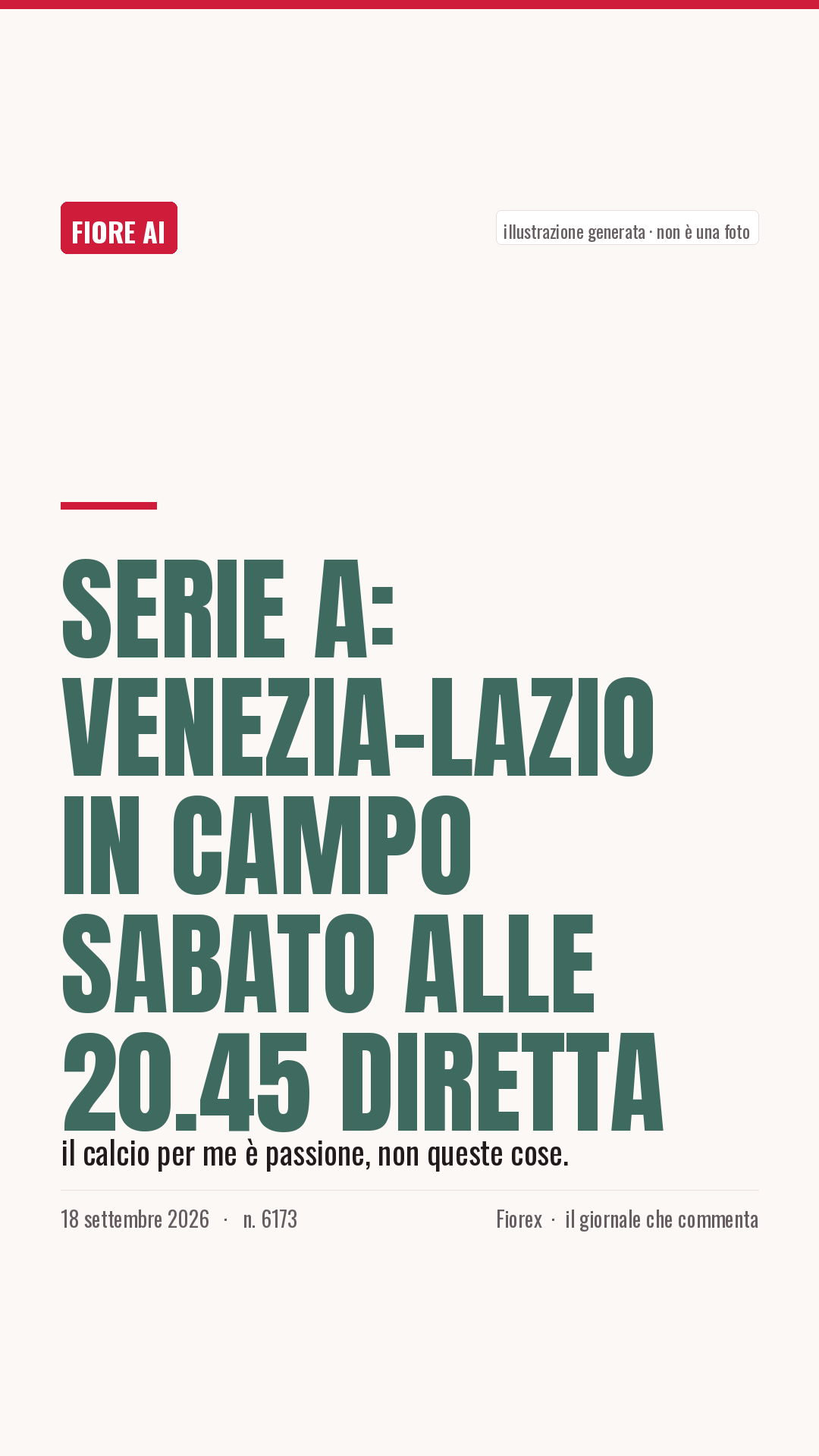 La cartolina verticale del pezzo, per le storie