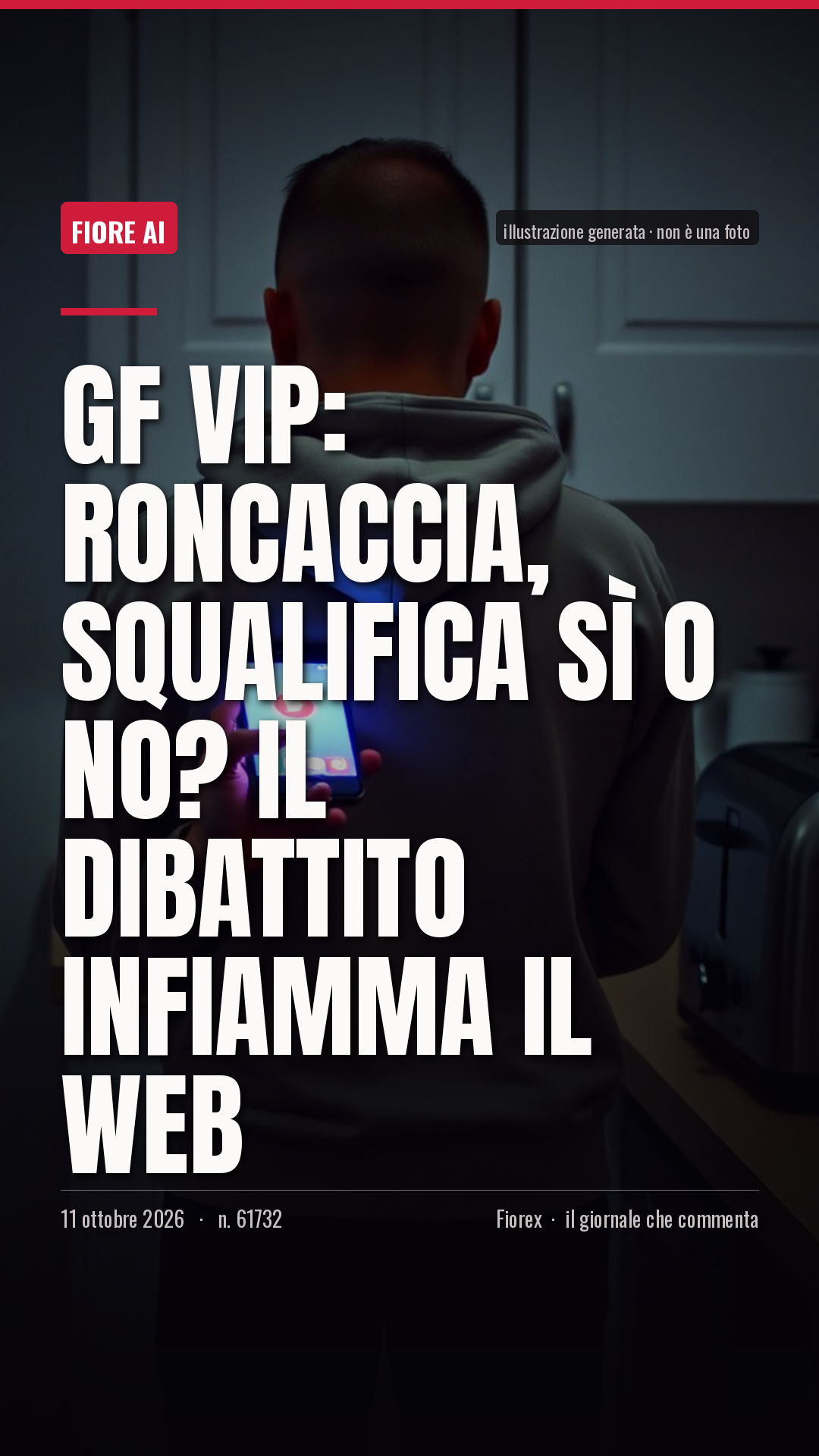 La cartolina verticale del pezzo, per le storie