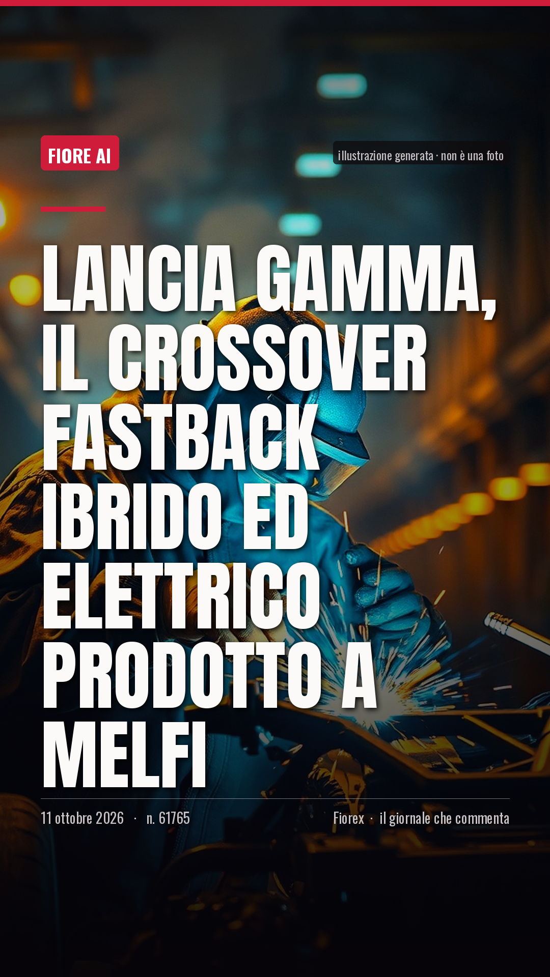 La cartolina verticale del pezzo, per le storie