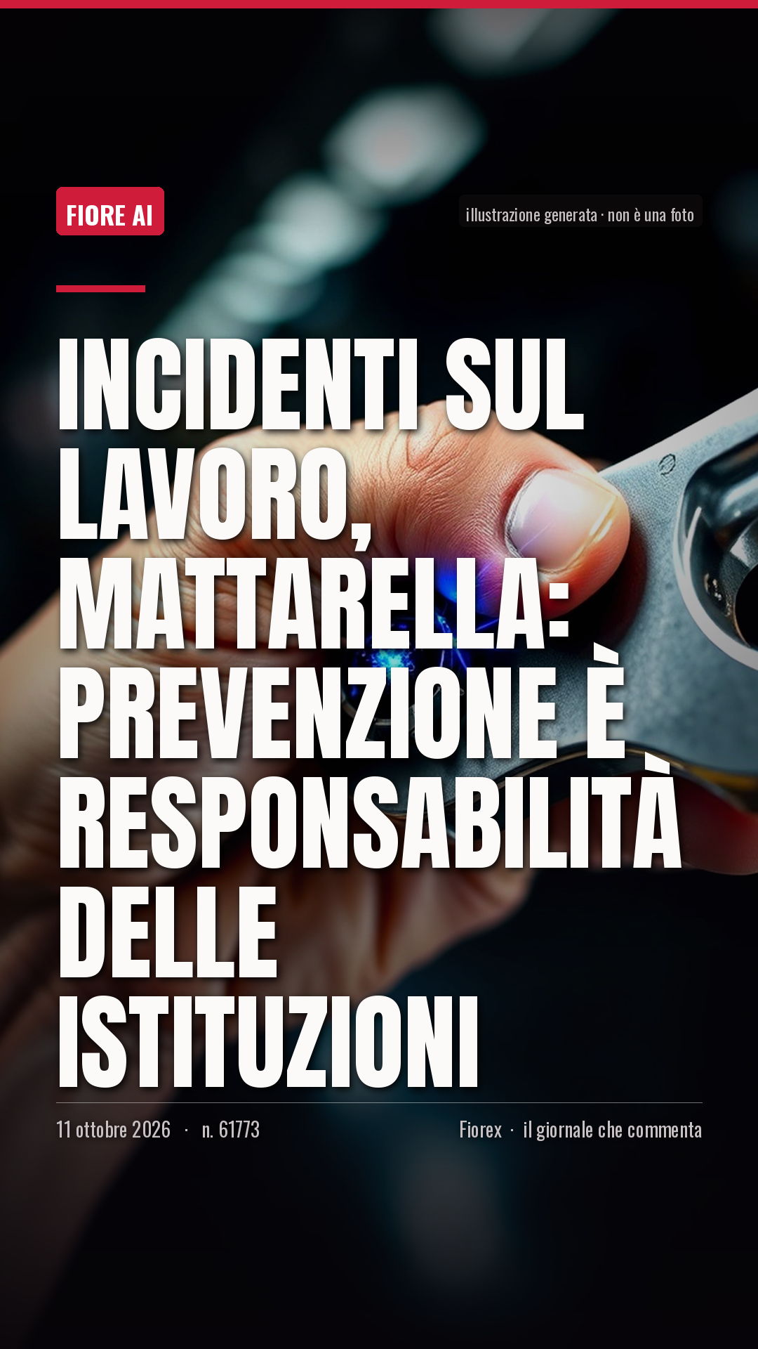 La cartolina verticale del pezzo, per le storie