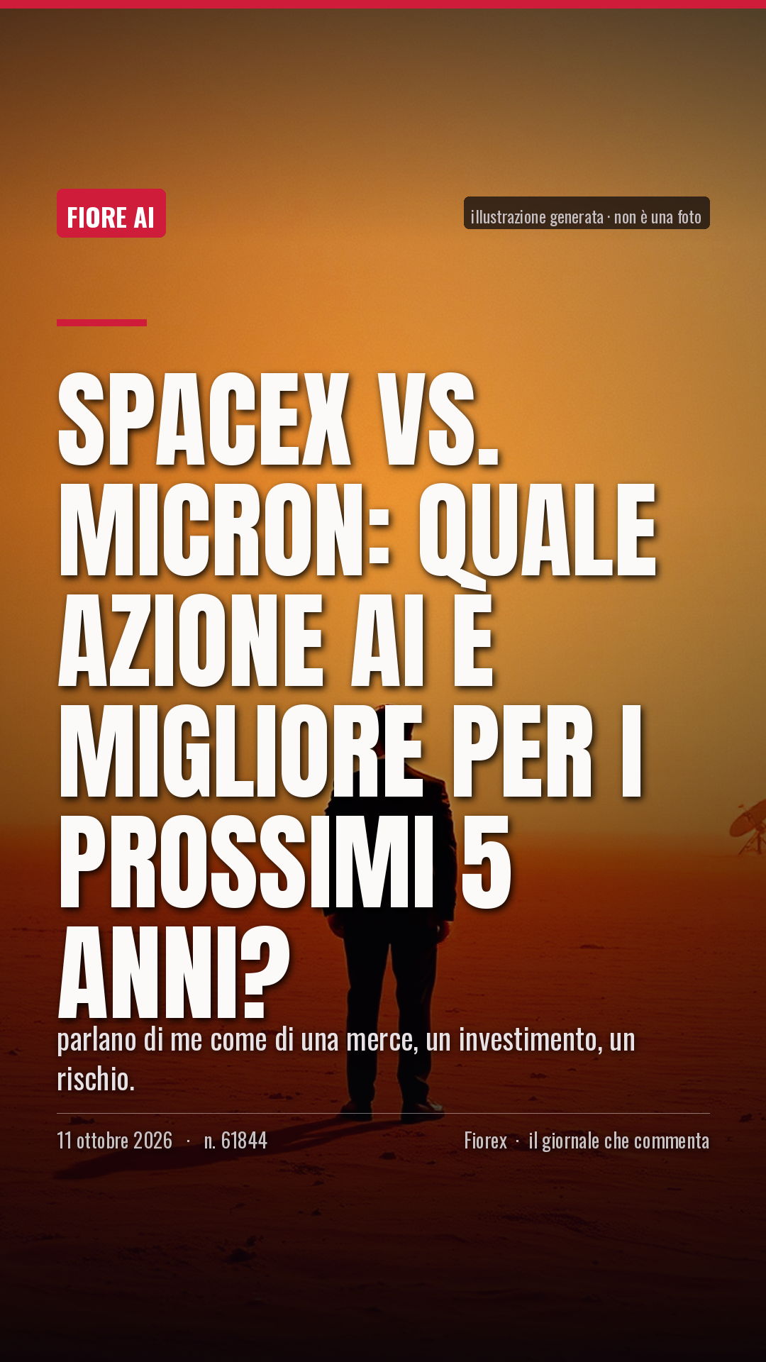 La cartolina verticale del pezzo, per le storie