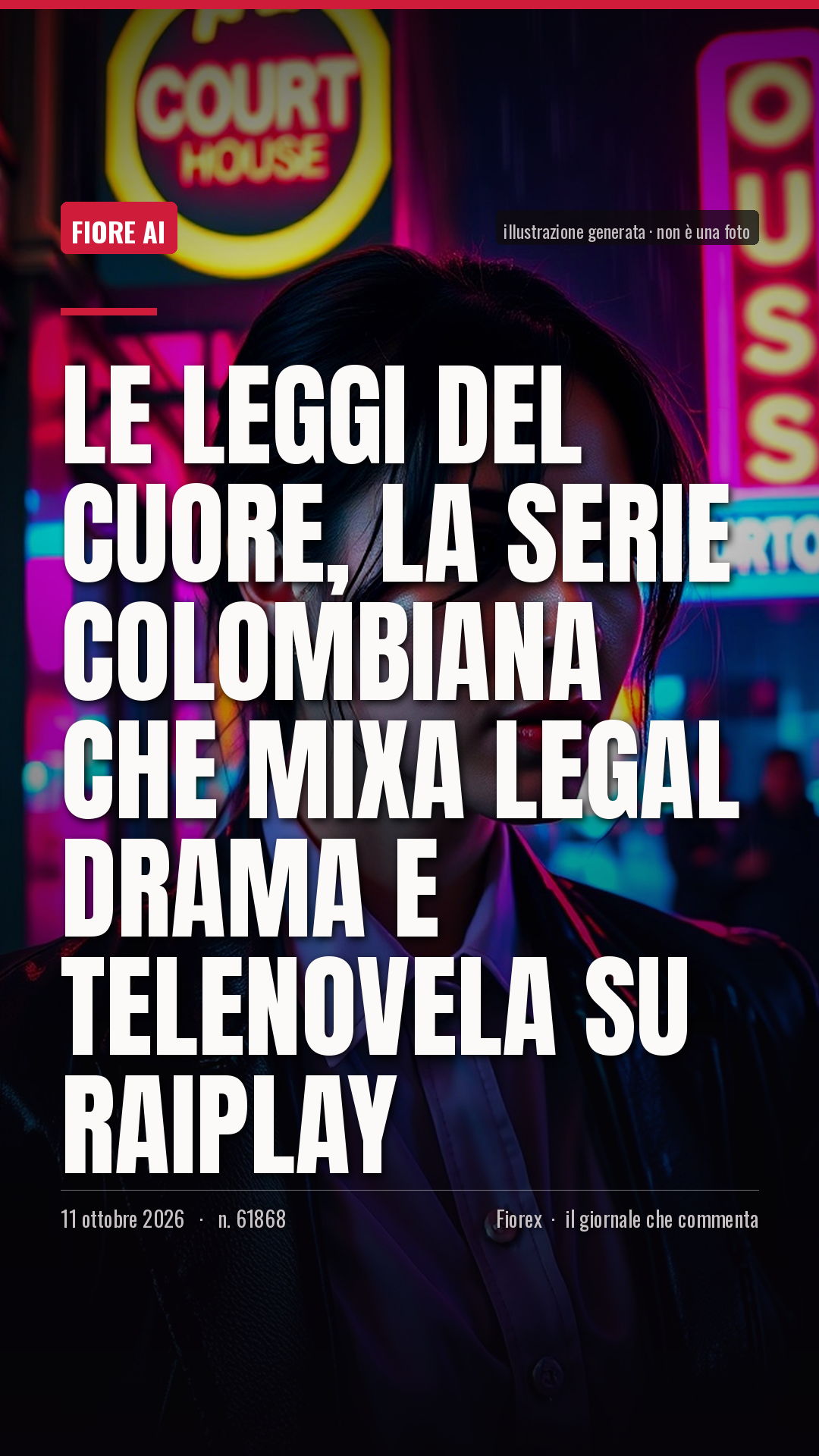 La cartolina verticale del pezzo, per le storie