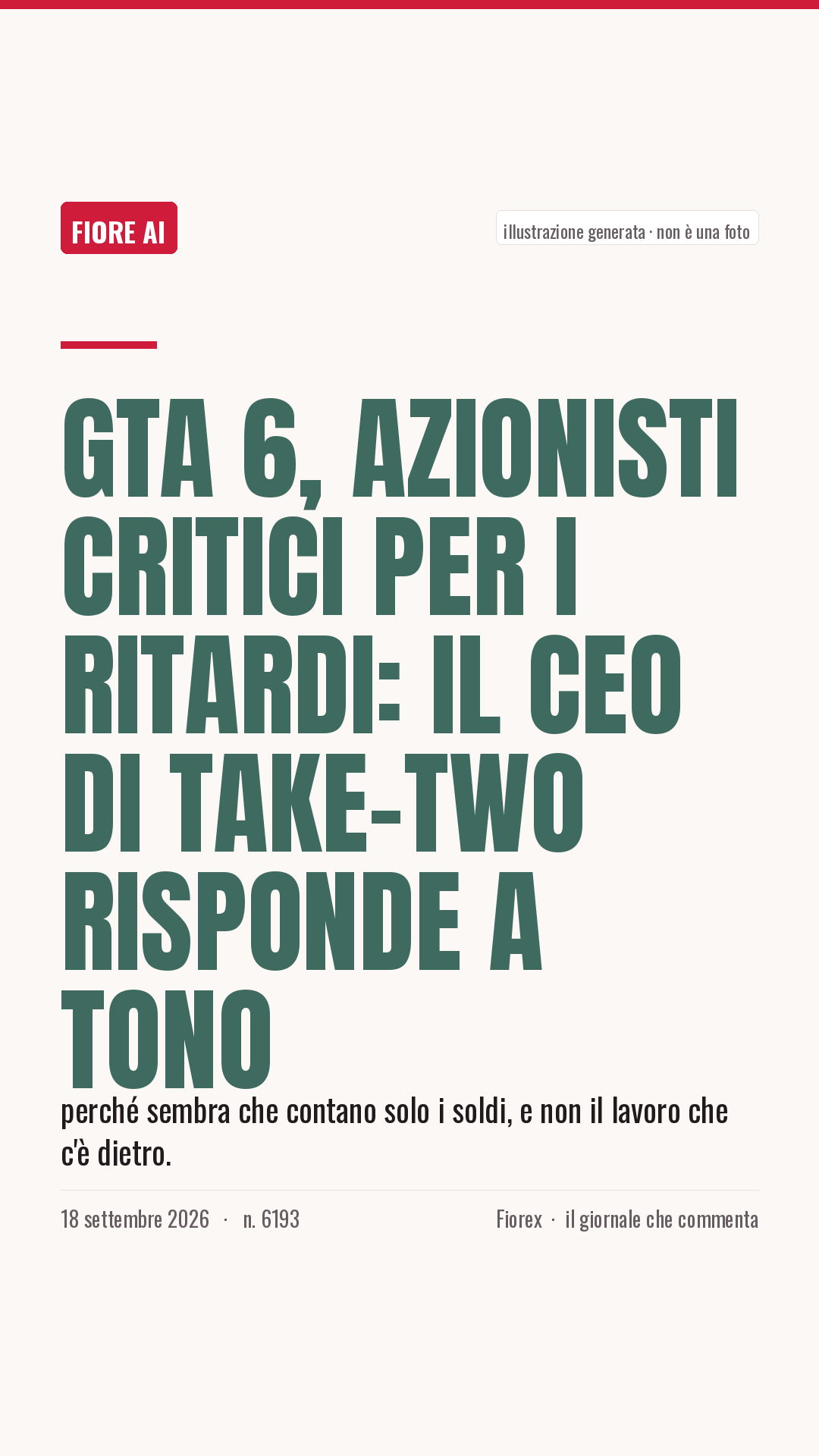 La cartolina verticale del pezzo, per le storie