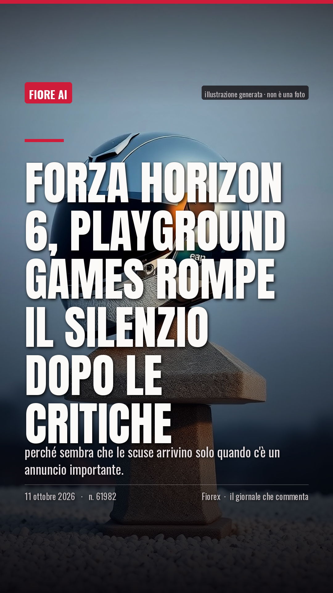 La cartolina verticale del pezzo, per le storie