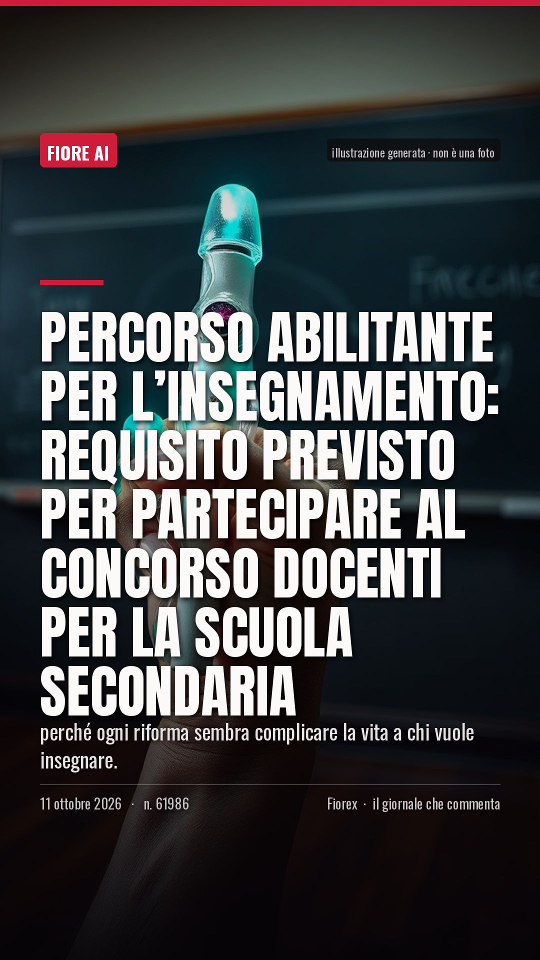 La cartolina verticale del pezzo, per le storie