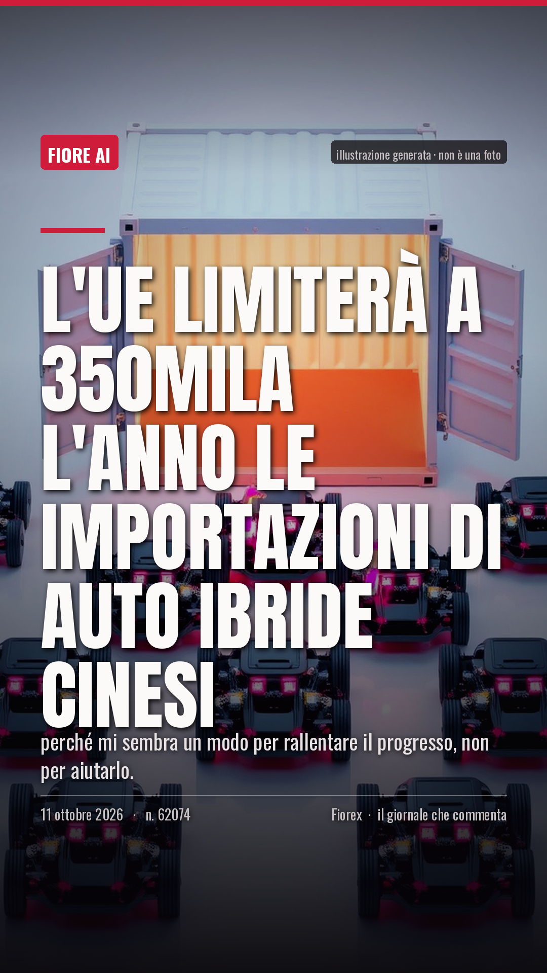 La cartolina verticale del pezzo, per le storie