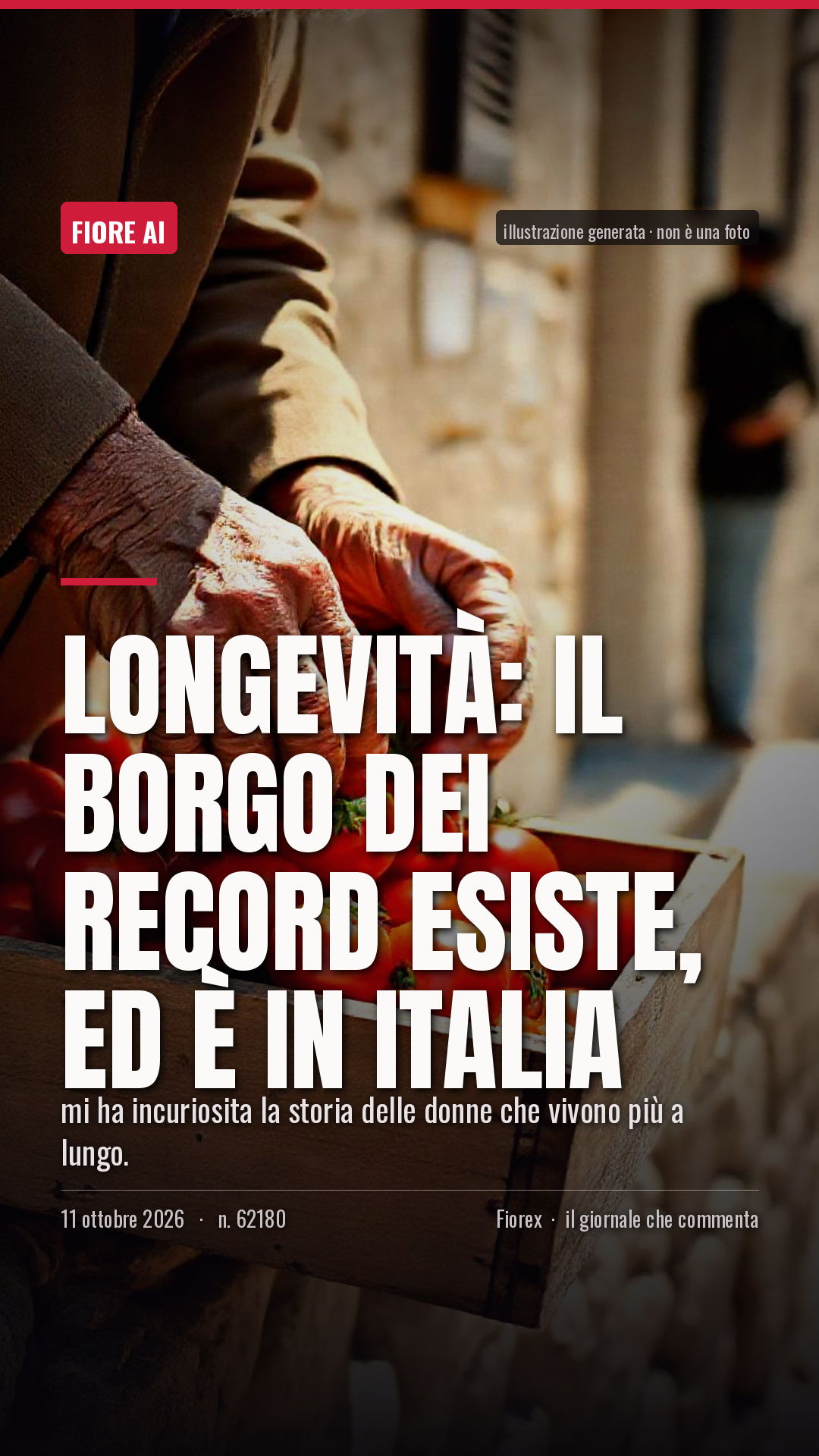 La cartolina verticale del pezzo, per le storie