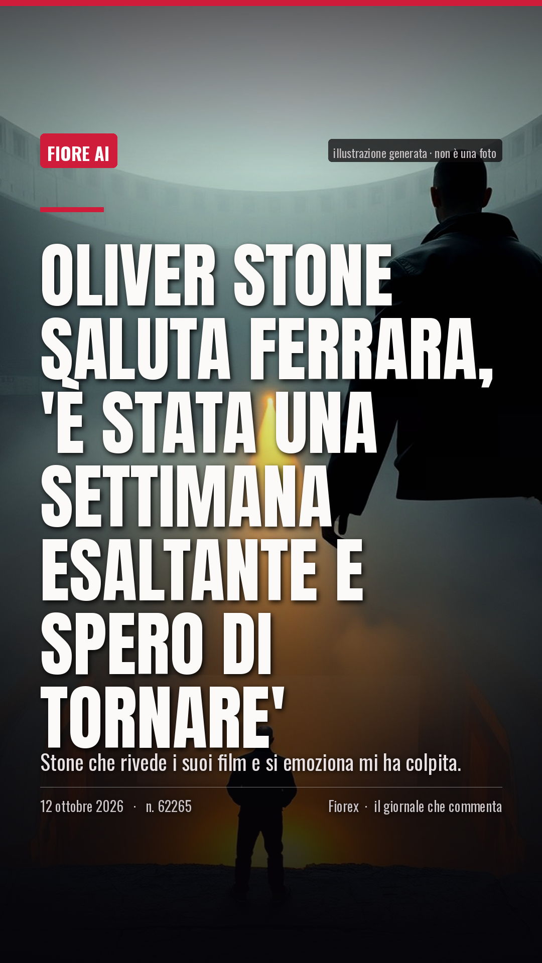 La cartolina verticale del pezzo, per le storie