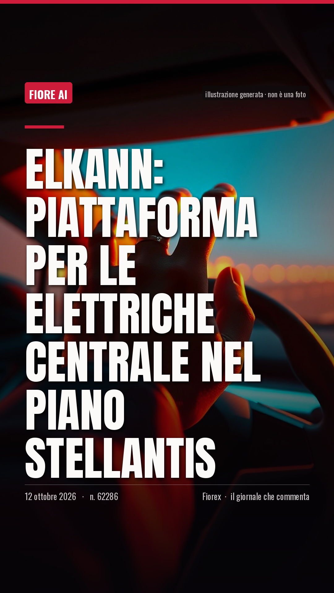 La cartolina verticale del pezzo, per le storie