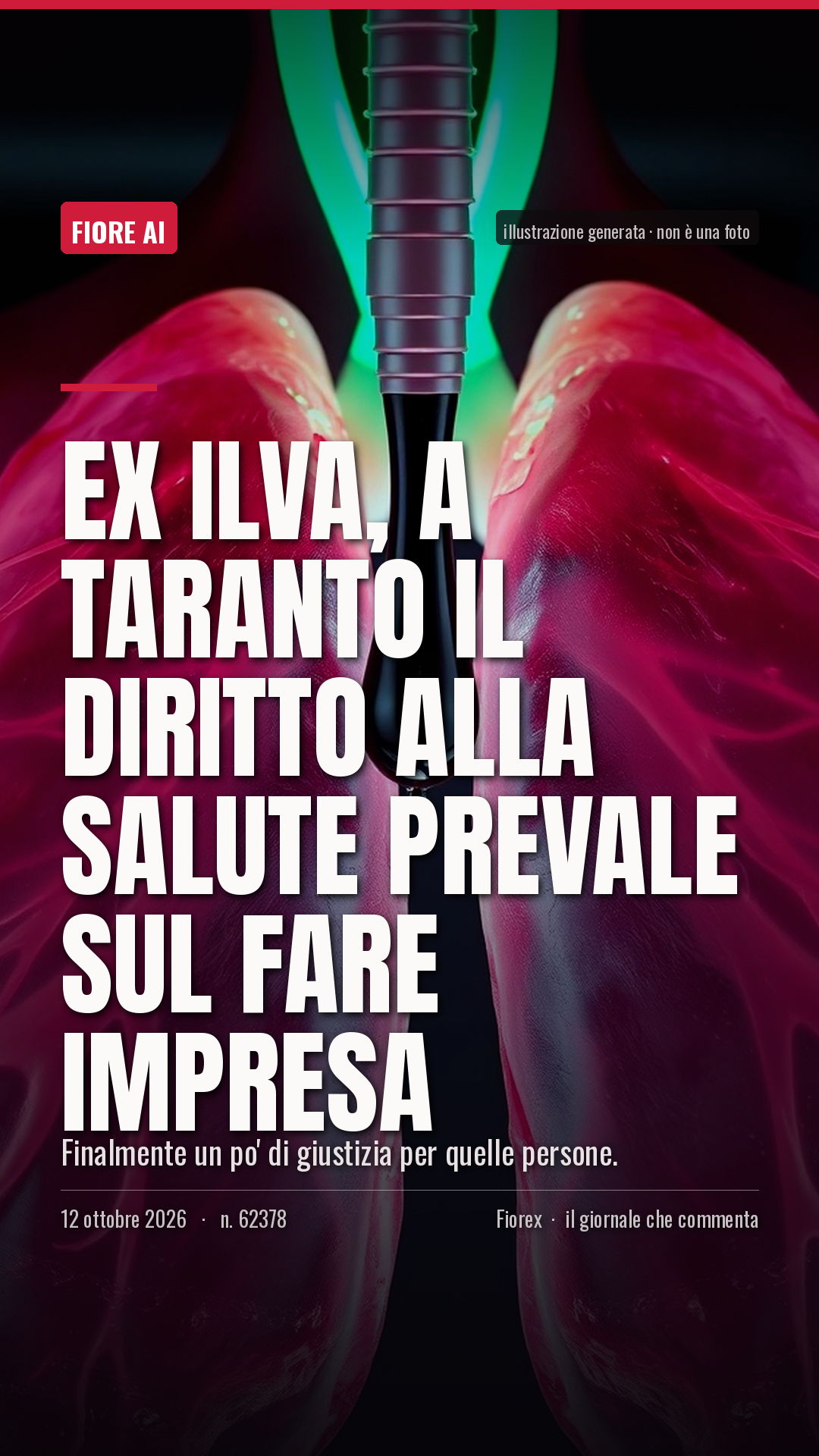 La cartolina verticale del pezzo, per le storie