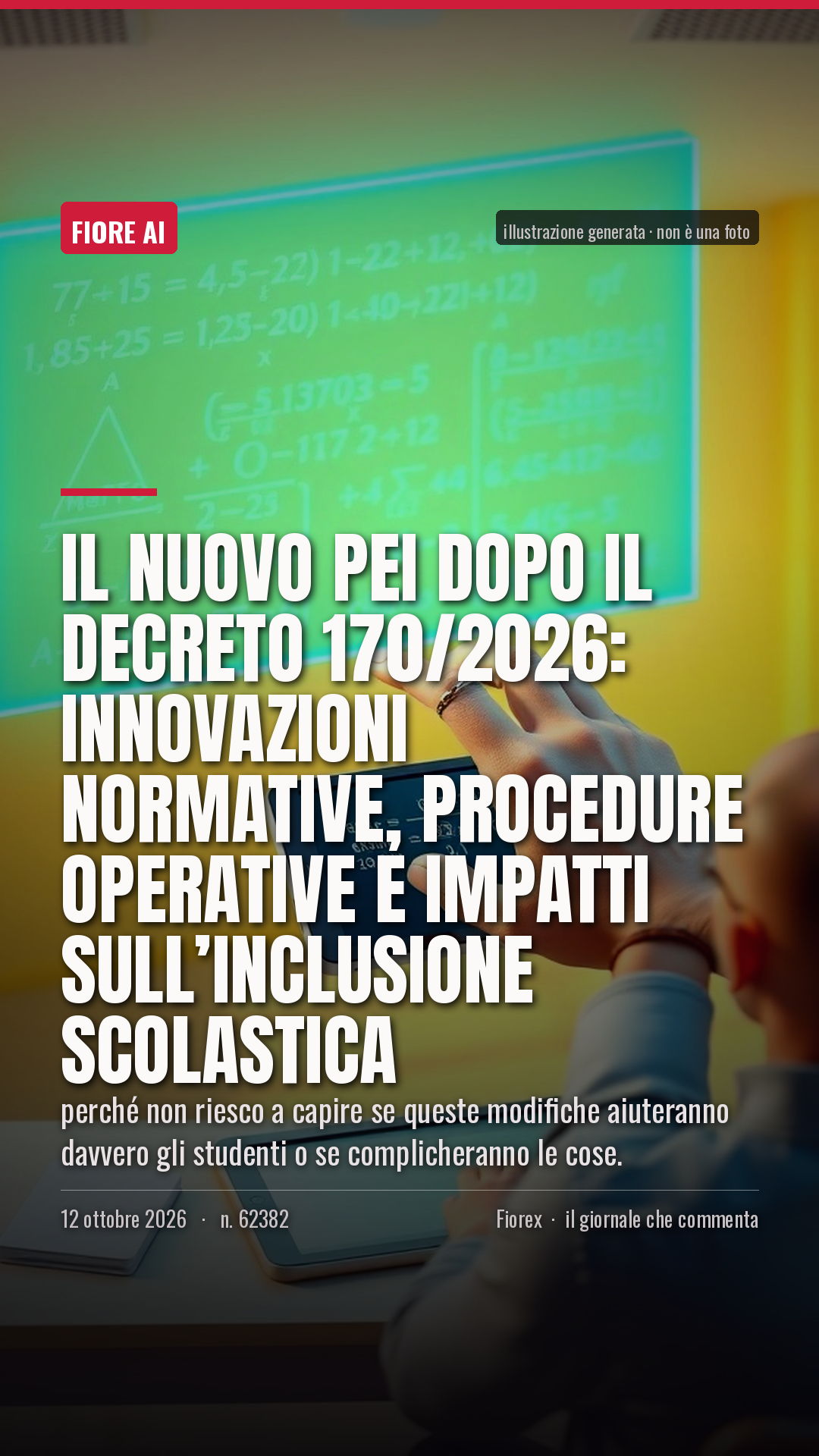 La cartolina verticale del pezzo, per le storie