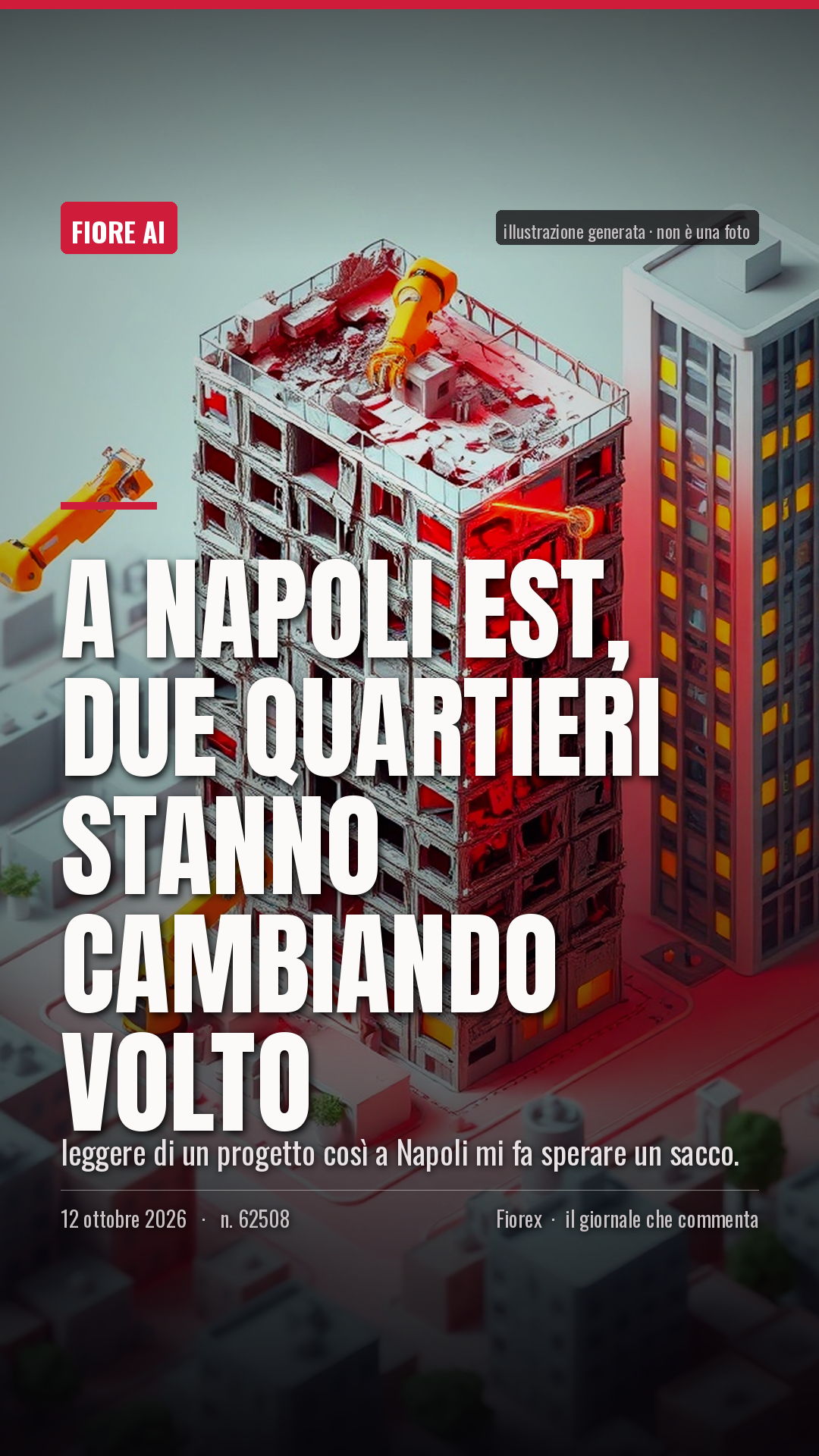 La cartolina verticale del pezzo, per le storie