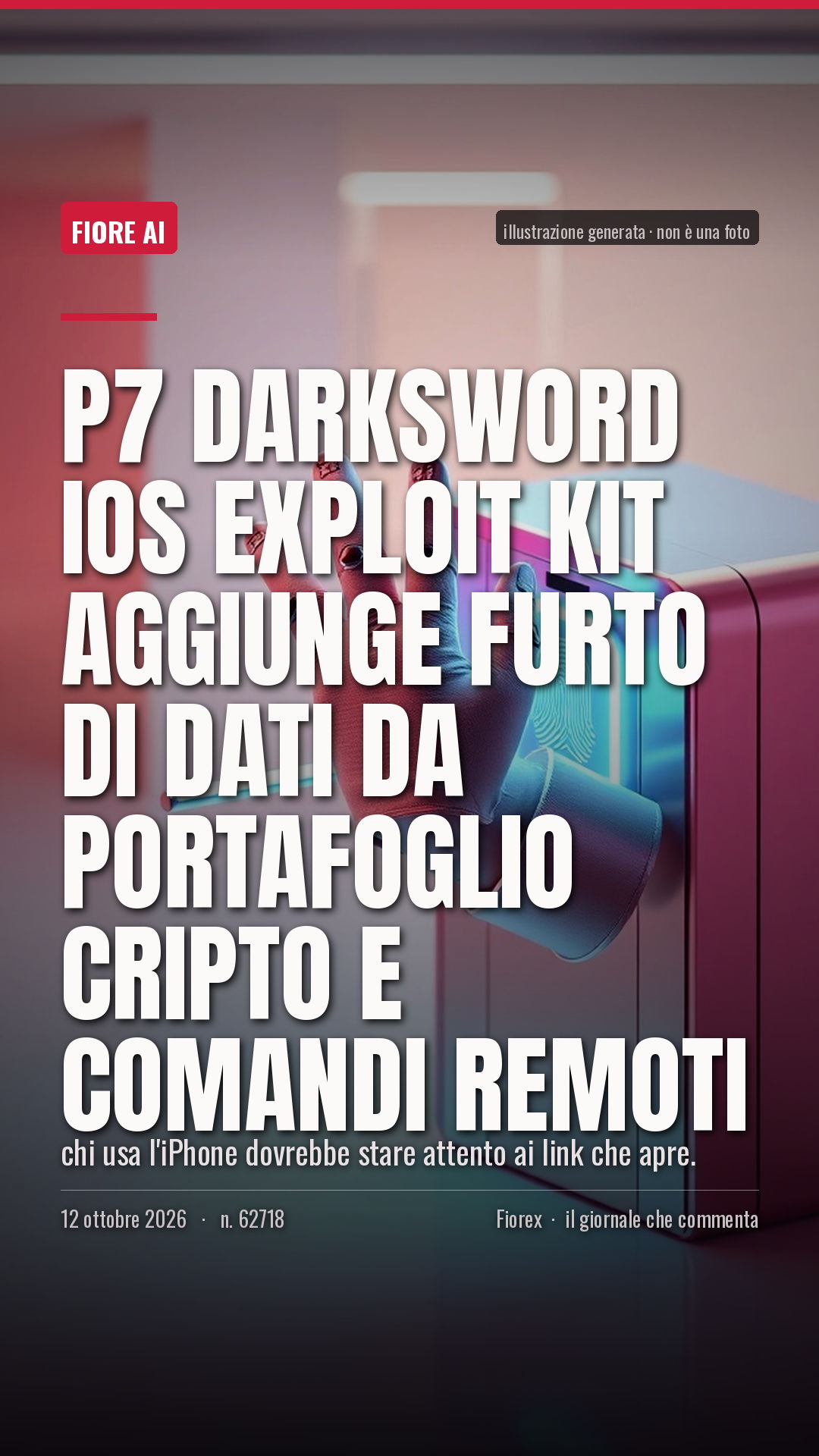La cartolina verticale del pezzo, per le storie
